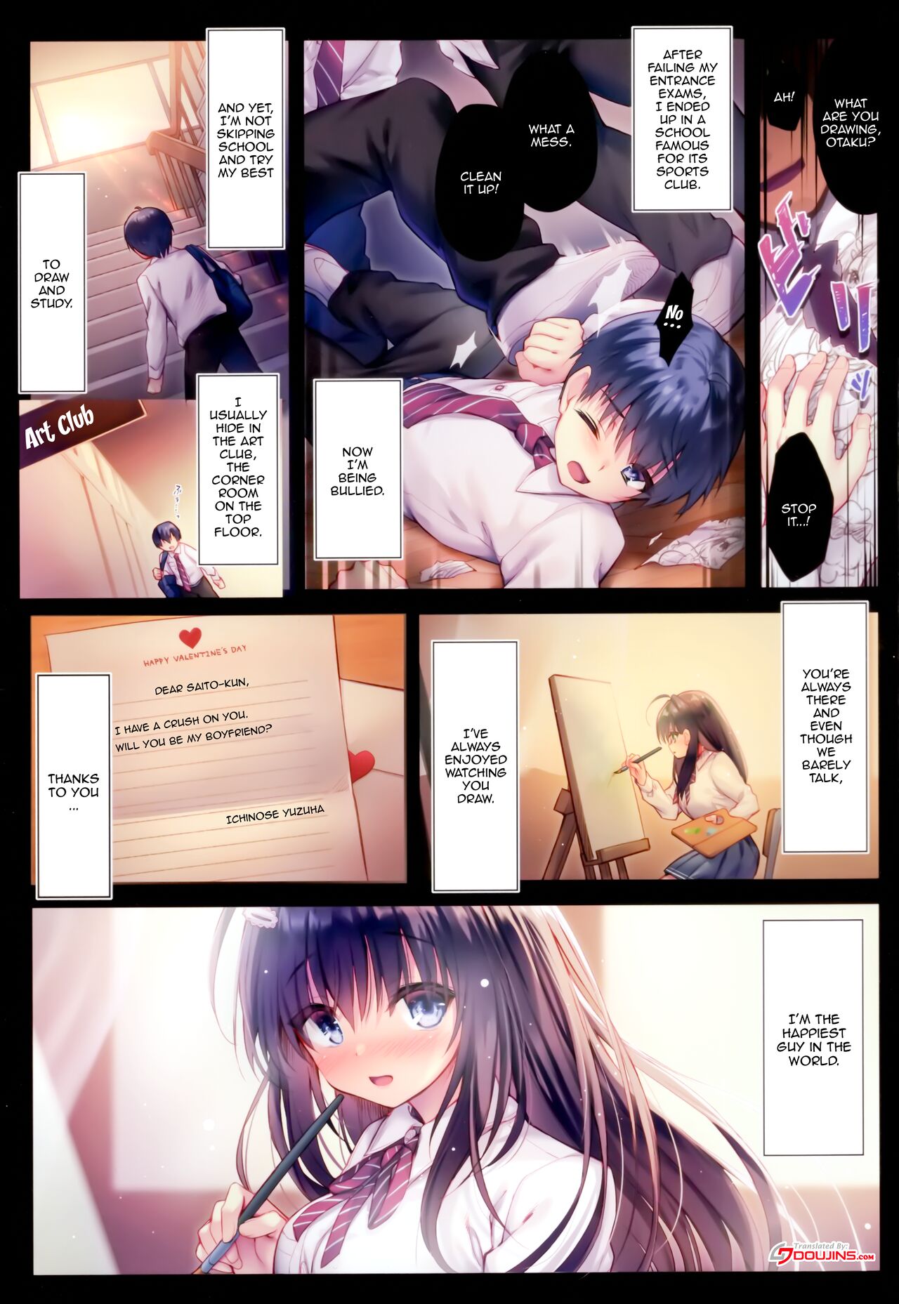 Ijimerarekko no Boku ni wa Kanojo o Shiawase ni Dekinai page 2 full