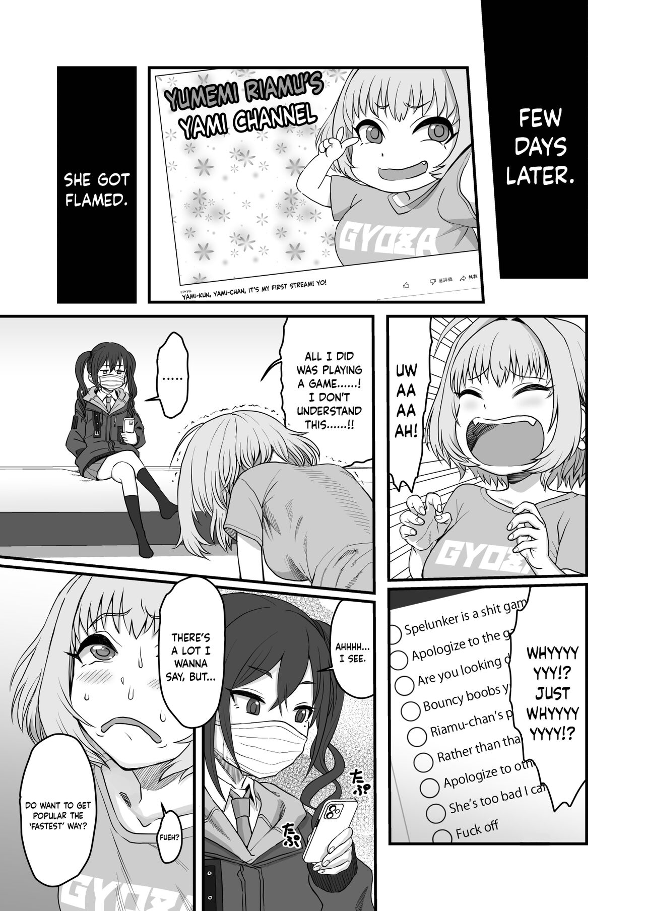 Yumemi Riamu Futanari Enjou Haishin page 7 full