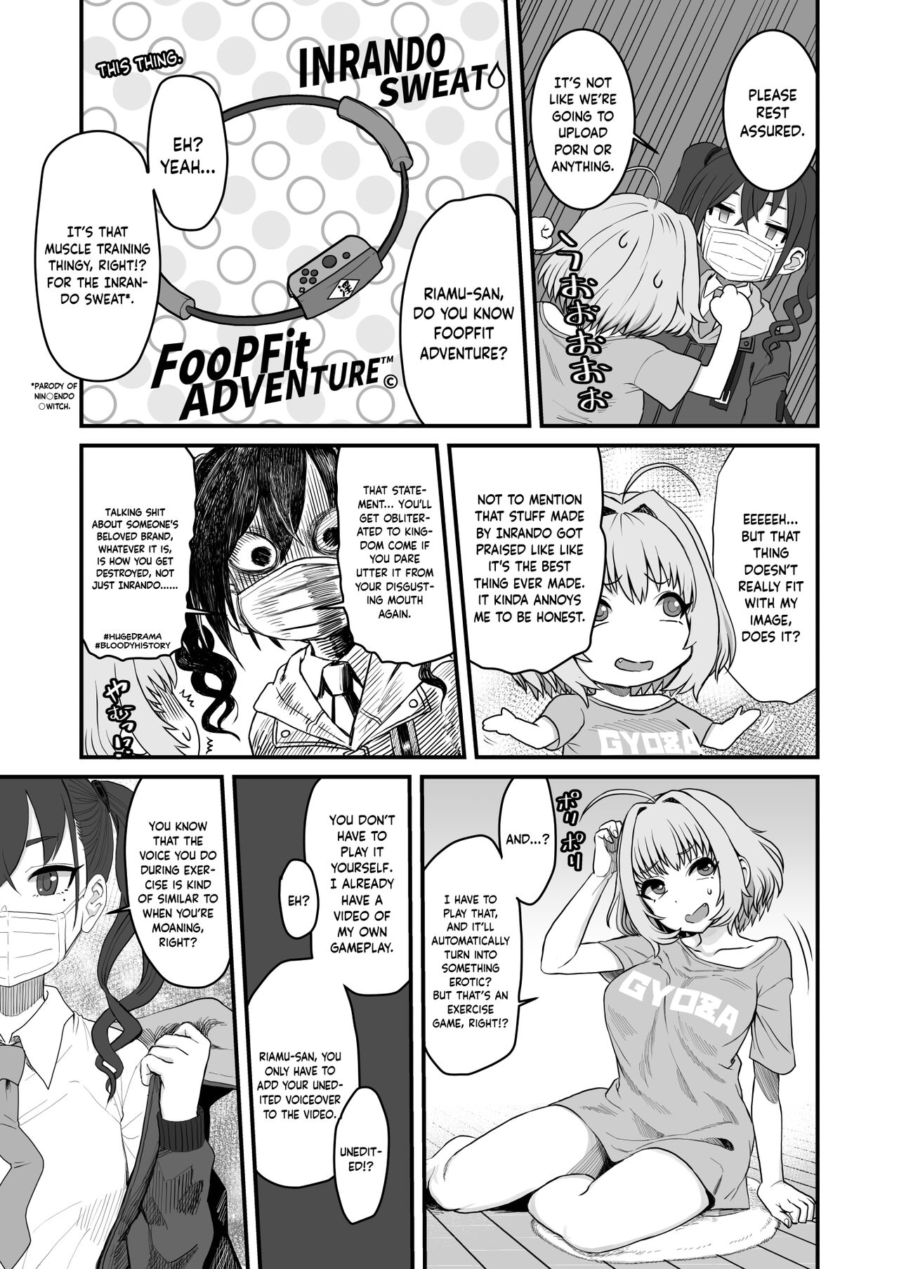 Yumemi Riamu Futanari Enjou Haishin page 9 full