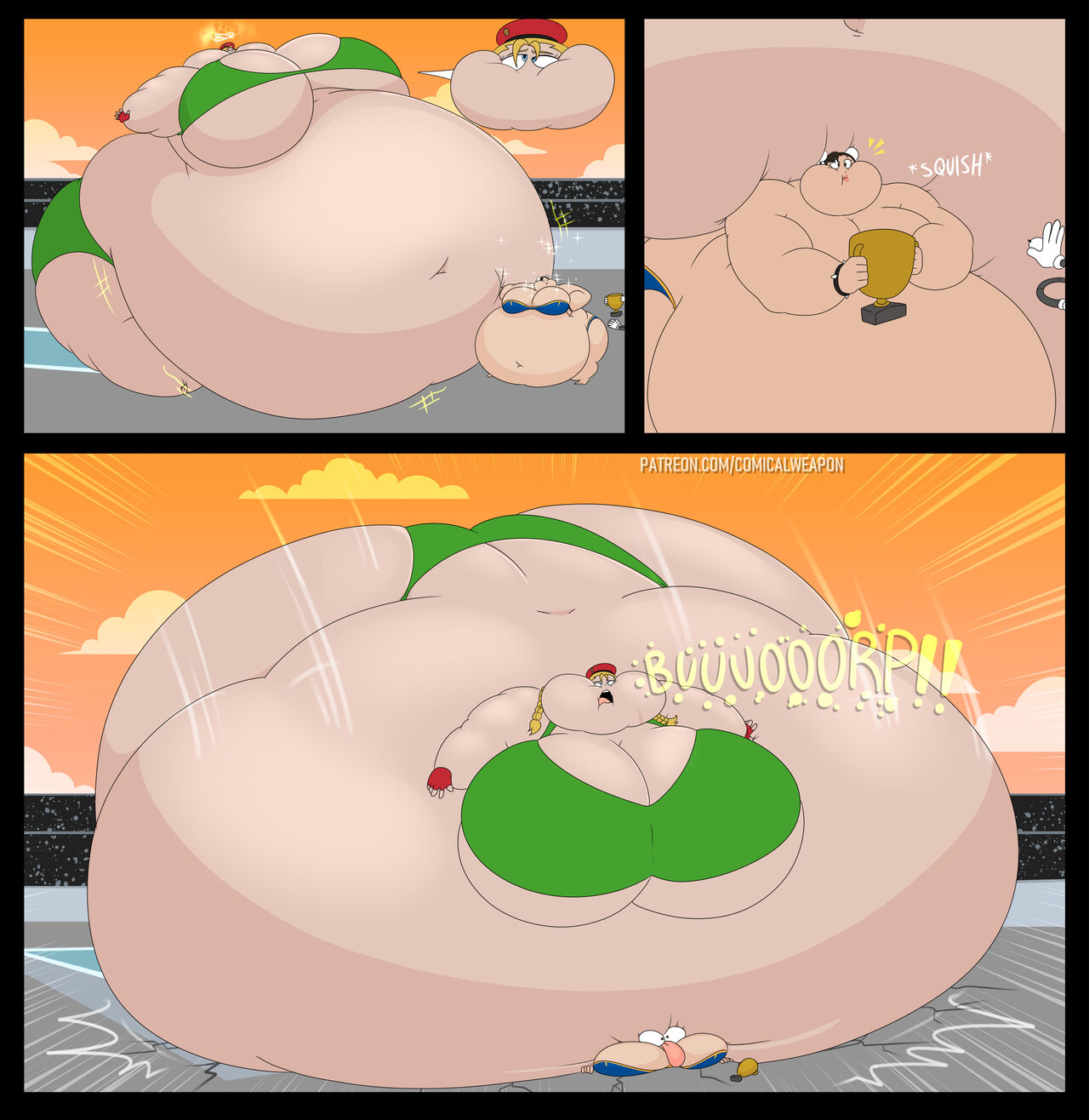 Pudding Pool - Chun-Li vs. Cammy page 5 full