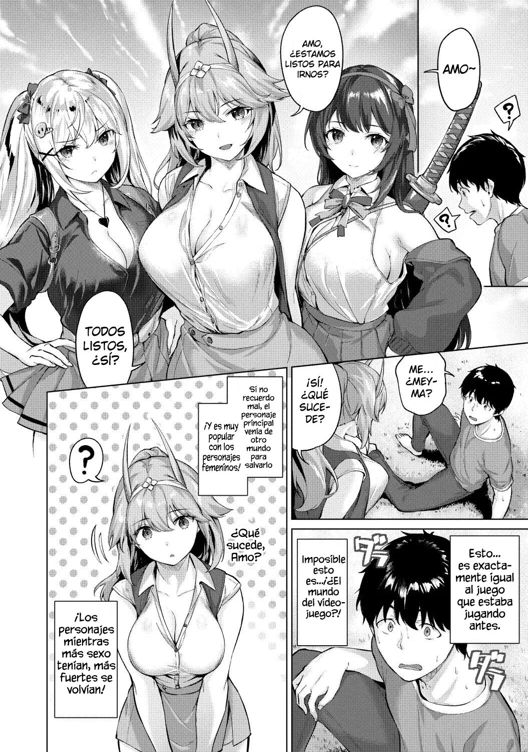 Kikikibu ~Smartphone Game no Sekai de Ecchi Muso~ page 5 full