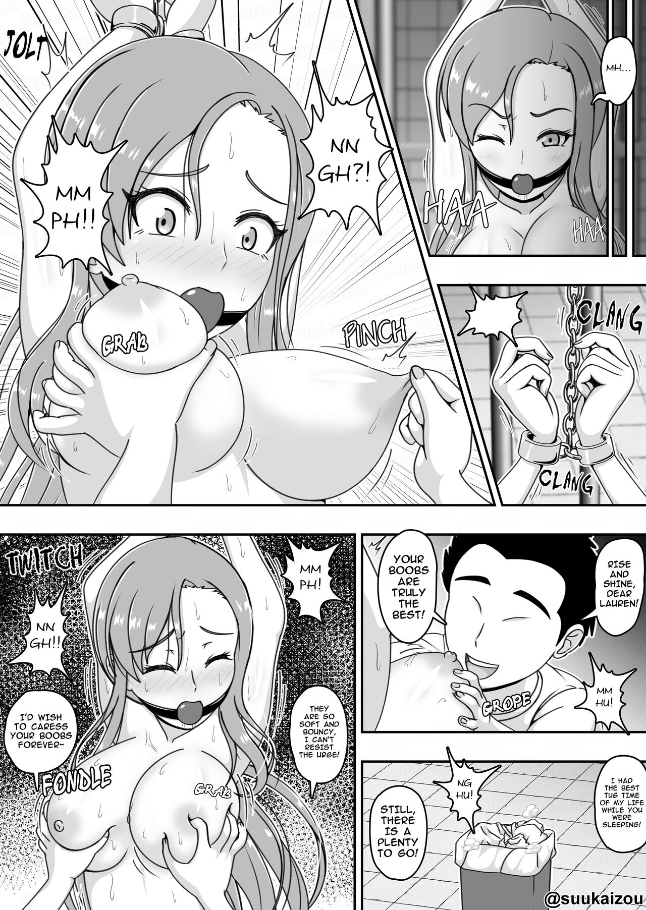 Lauren is restrained and blamed mainly on her boobs page 10 full