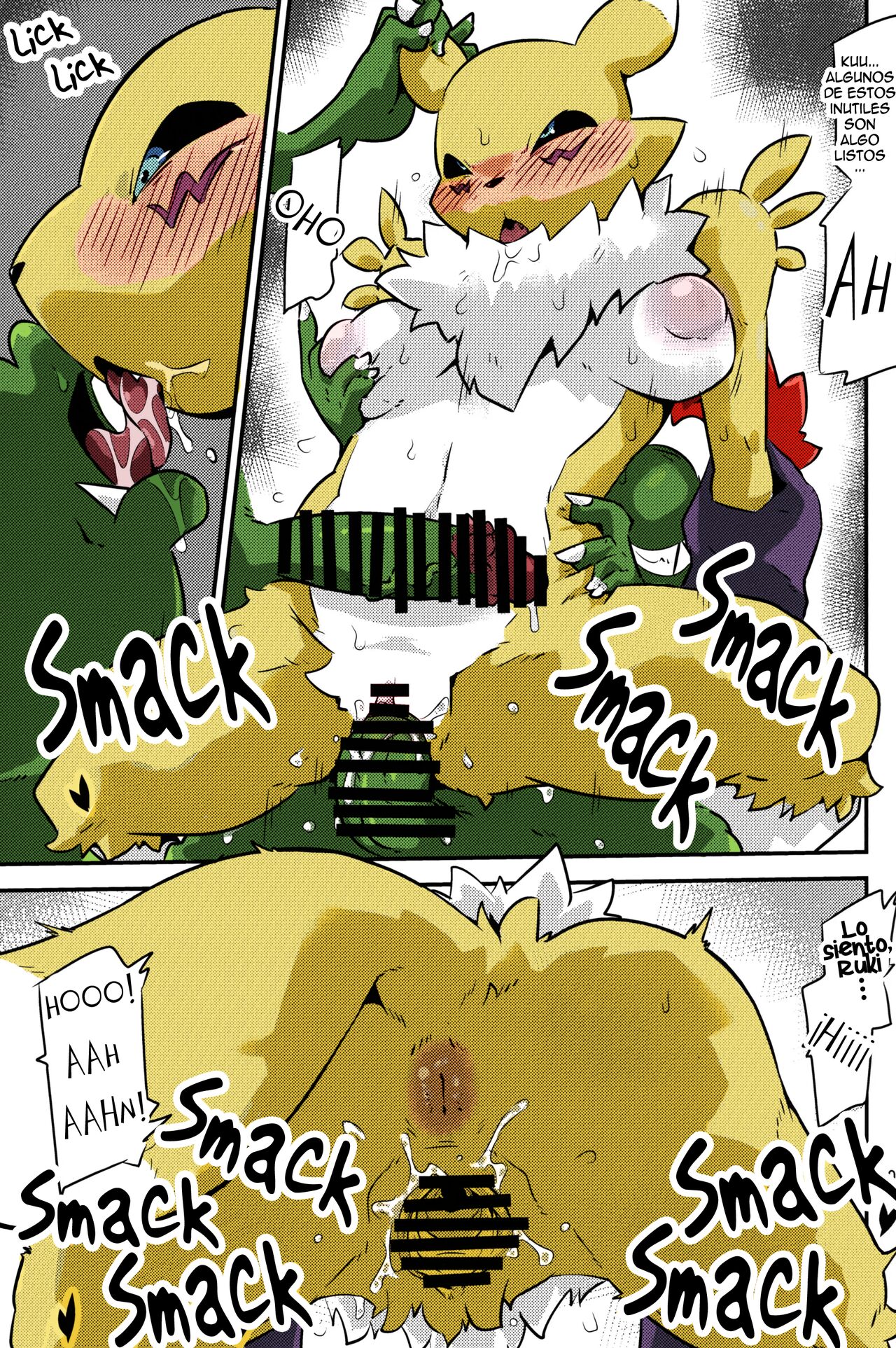 Gobli nanka ni Zettai Makenai mon. Spanish Colored page 8 full