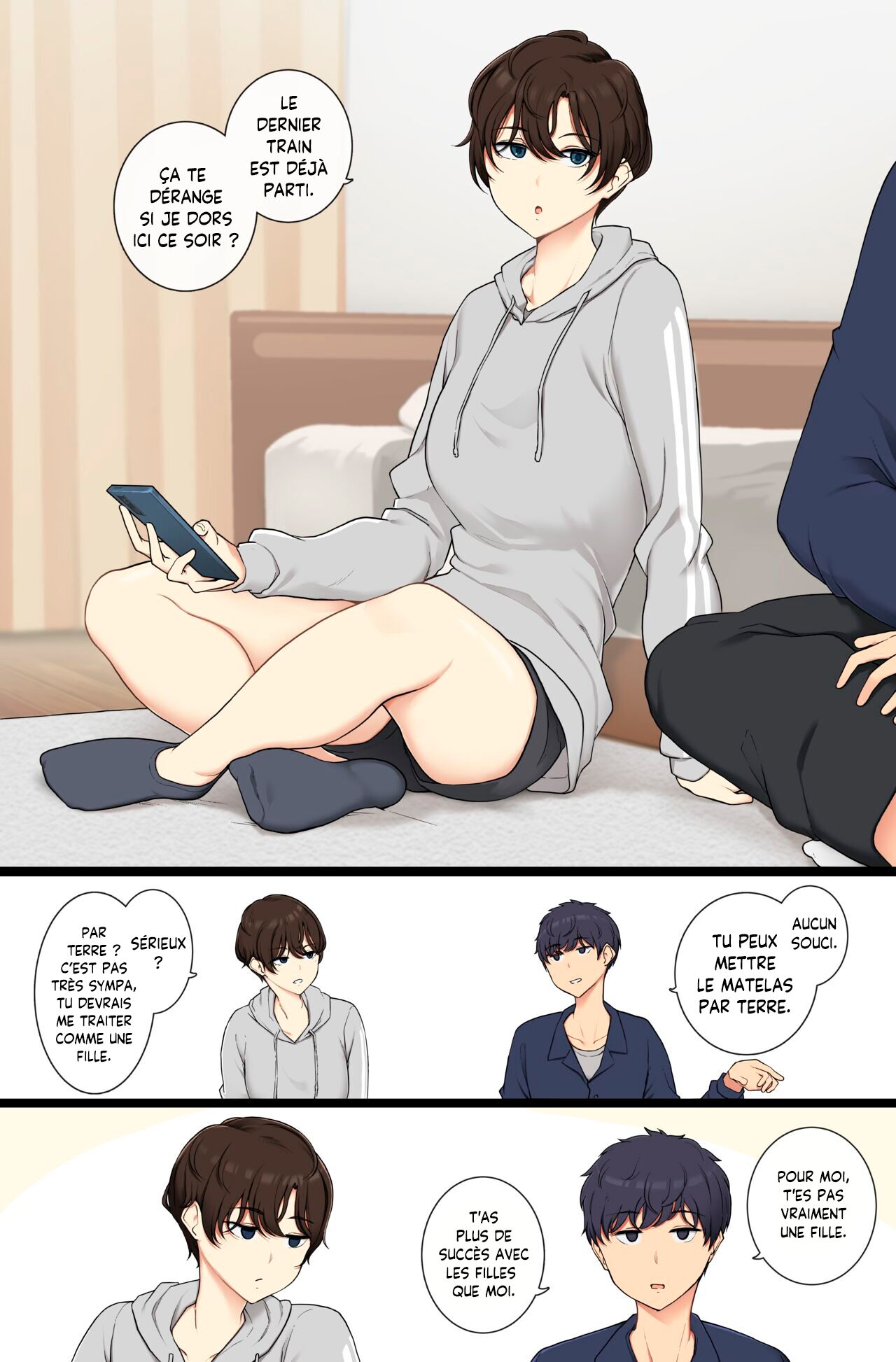 Onnanoko Atsukai Shinai to Mesu Dearu Koto o Wakarasetekuru Boyish Joshi page 1 full
