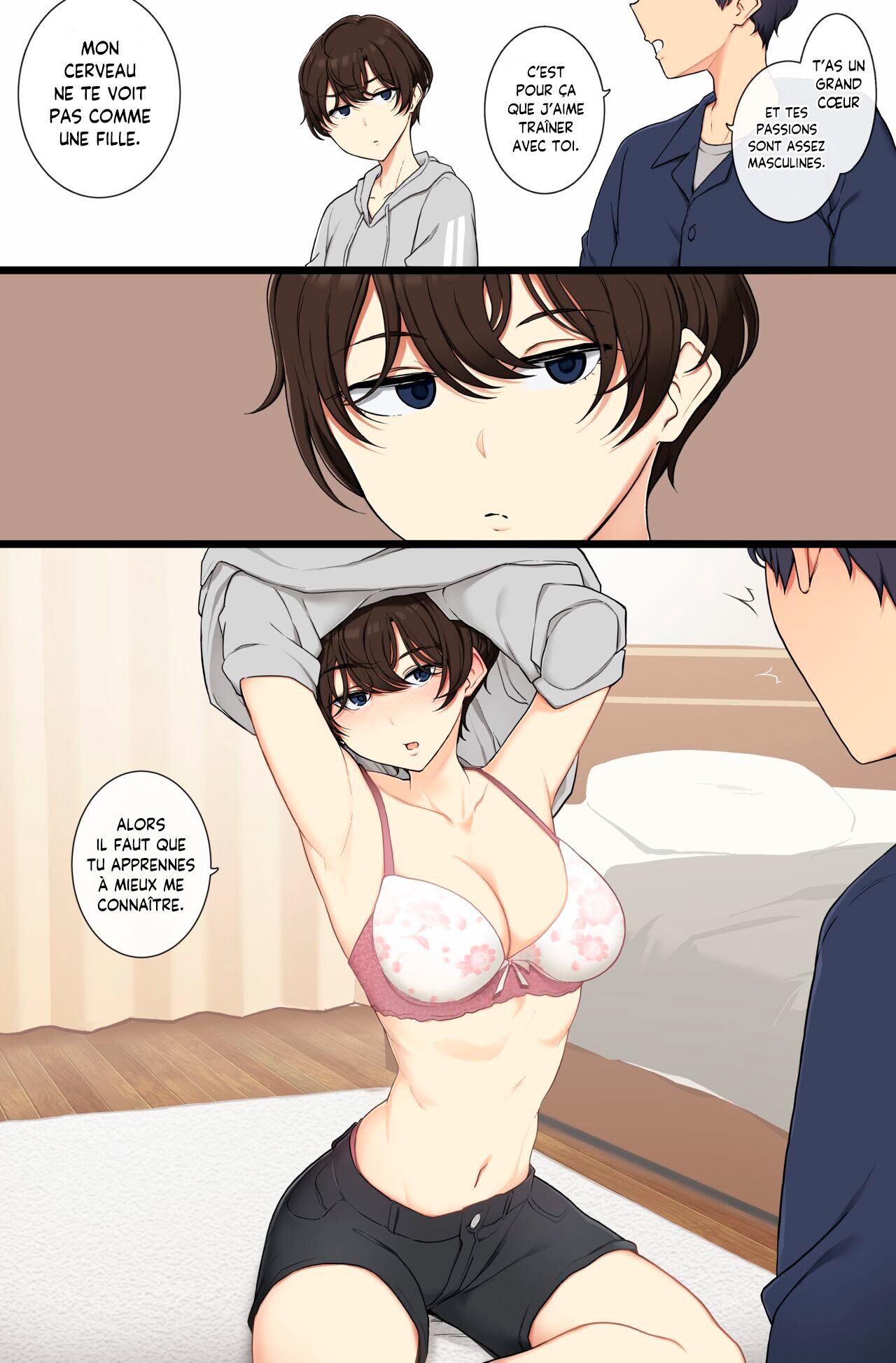 Onnanoko Atsukai Shinai to Mesu Dearu Koto o Wakarasetekuru Boyish Joshi page 2 full