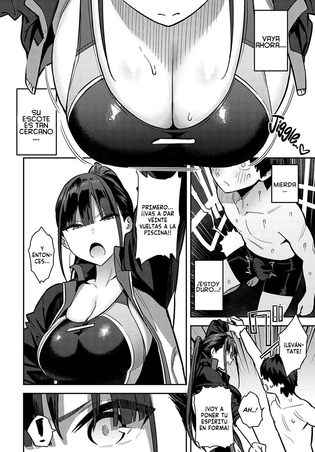 Kyouei Senpai ni Nuite morau | Siendo Masturbado por la Senpai del Club de Natación page 5 full
