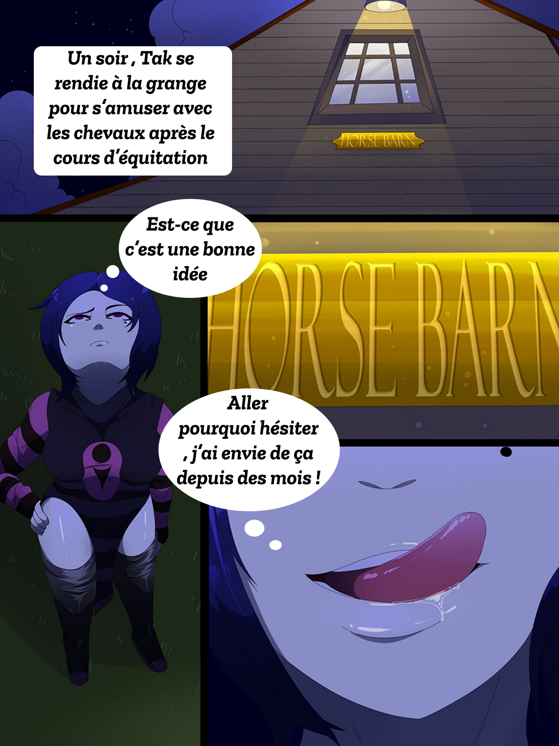 Tak In The Horse Barn _not complete_ page 1 full