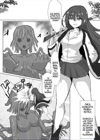 Yankee Taimashi-chan Naedoko Shikyuuka | La transformación de una problematica exorcista en un útero semillero cover