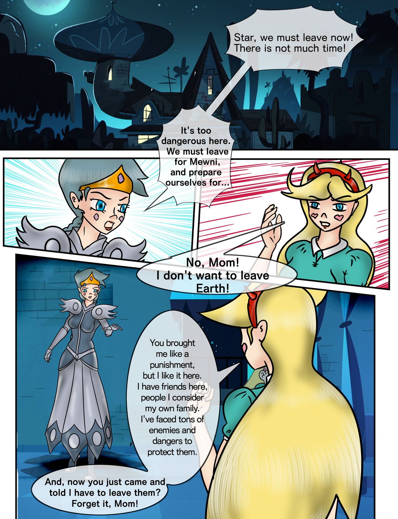 Before I leave: a starco fan comic page 2 full