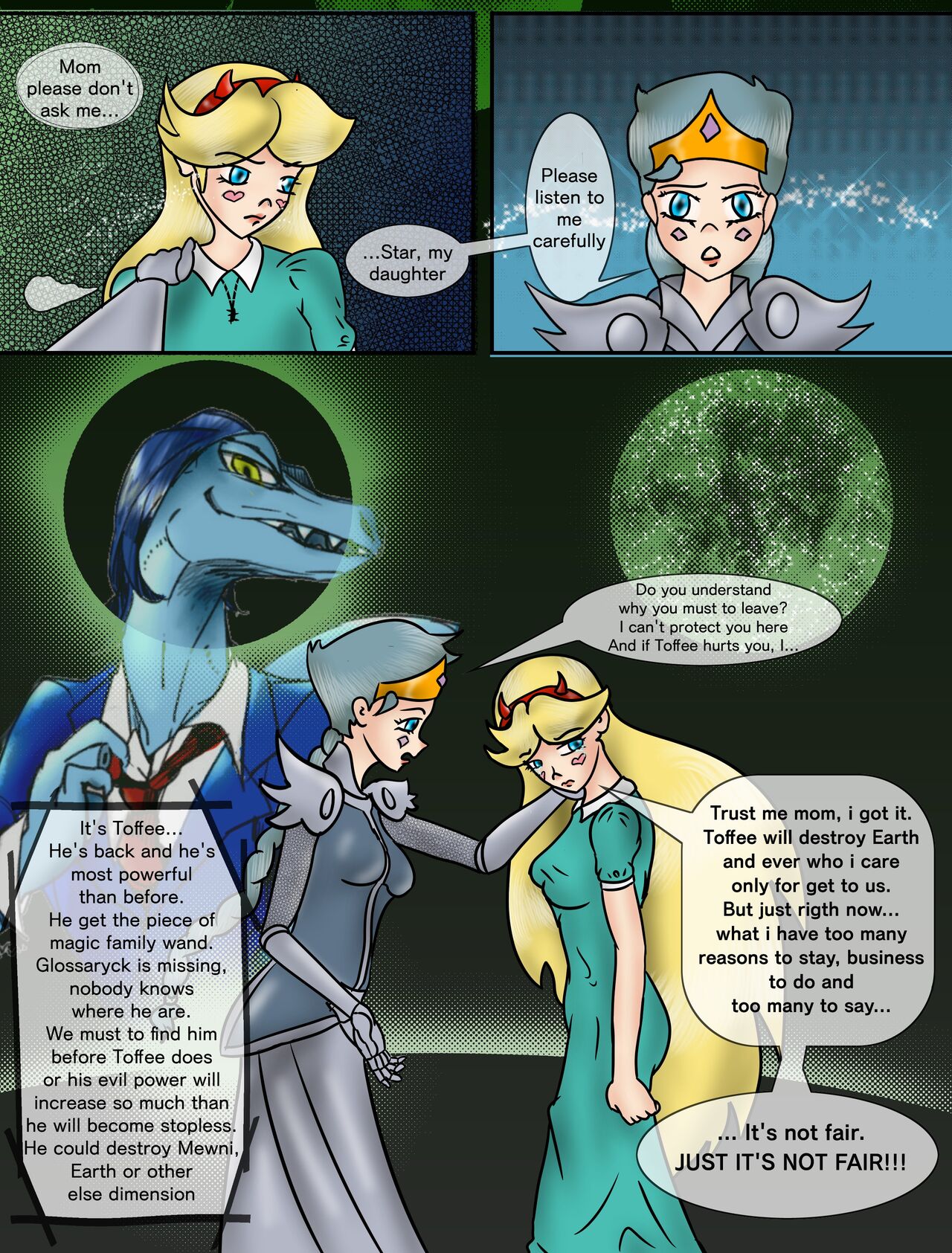 Before I leave: a starco fan comic page 3 full