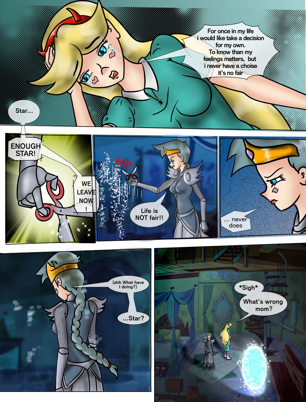 Before I leave: a starco fan comic page 4 full