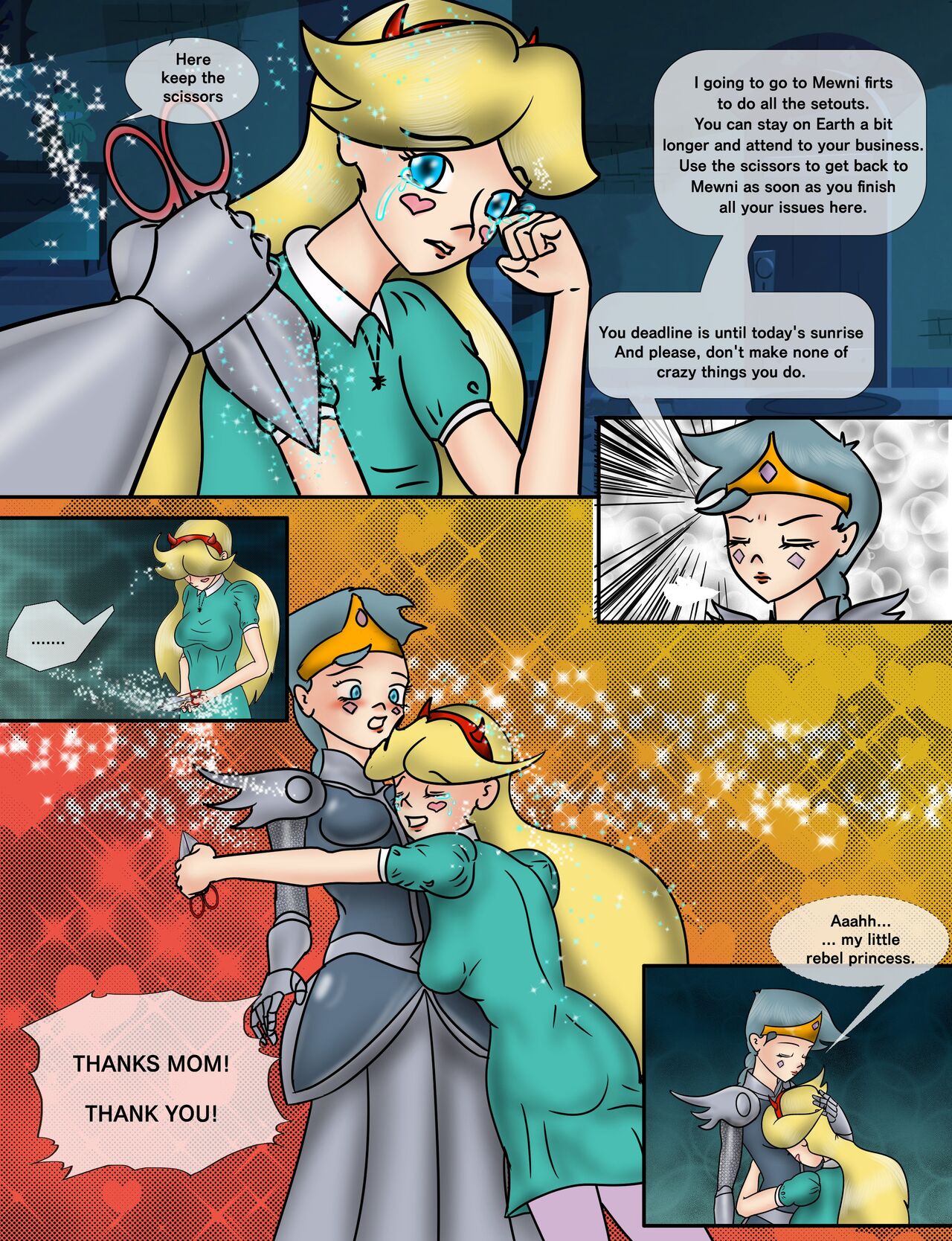 Before I leave: a starco fan comic page 5 full