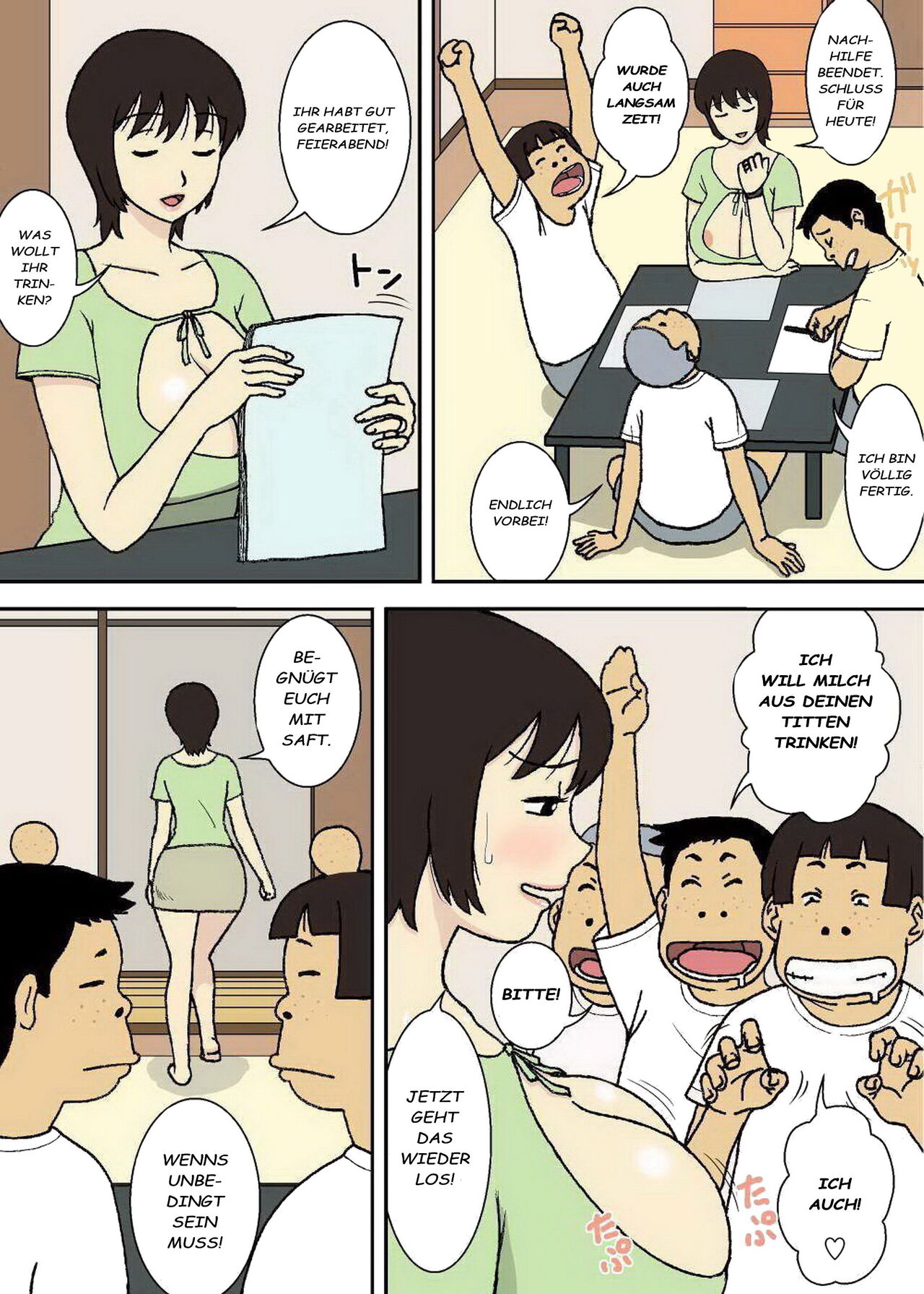 Urakan Warugaki to Kyonyuu Mama page 10 full