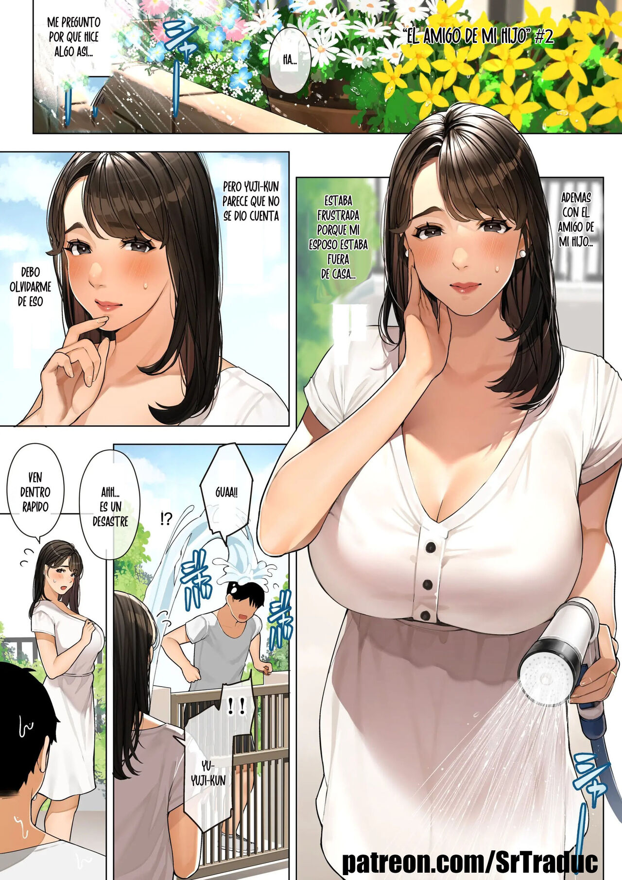 Kinjo no Hitozuma-san "Musuko no Otomotachi #2" | Mujer Casada del Barrio "El Amigo de mi Hijo #2" page 2 full