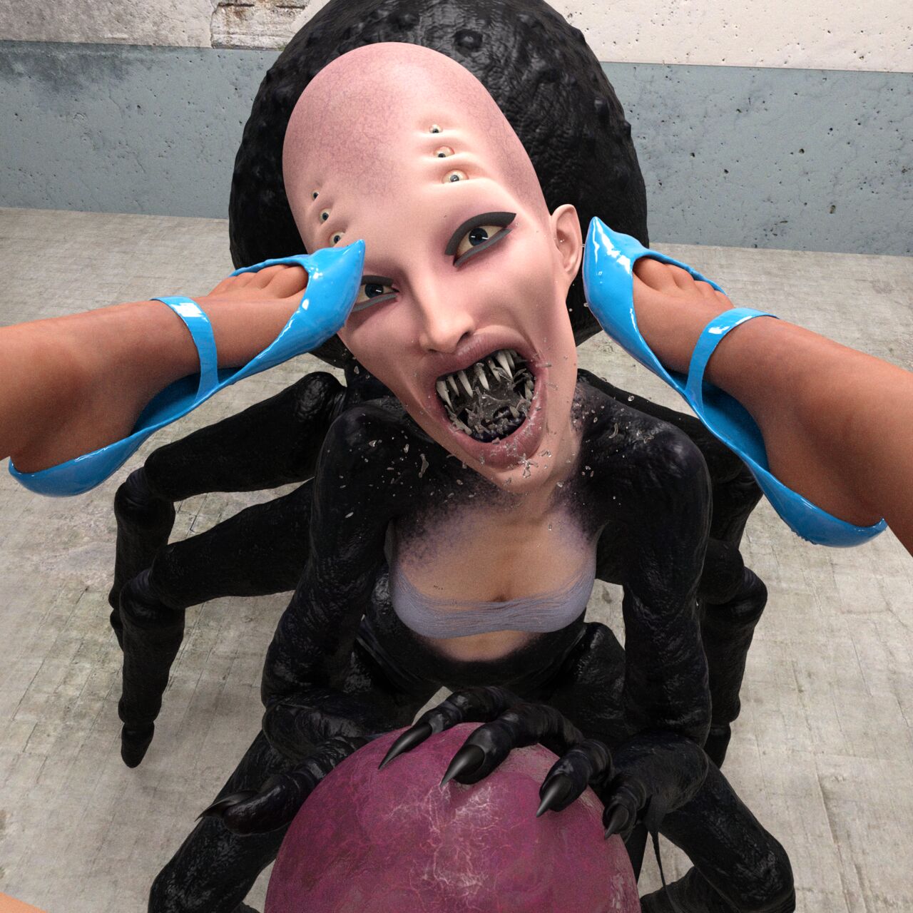 Mold666 Spiderbitch Impregnates Prey page 10 full
