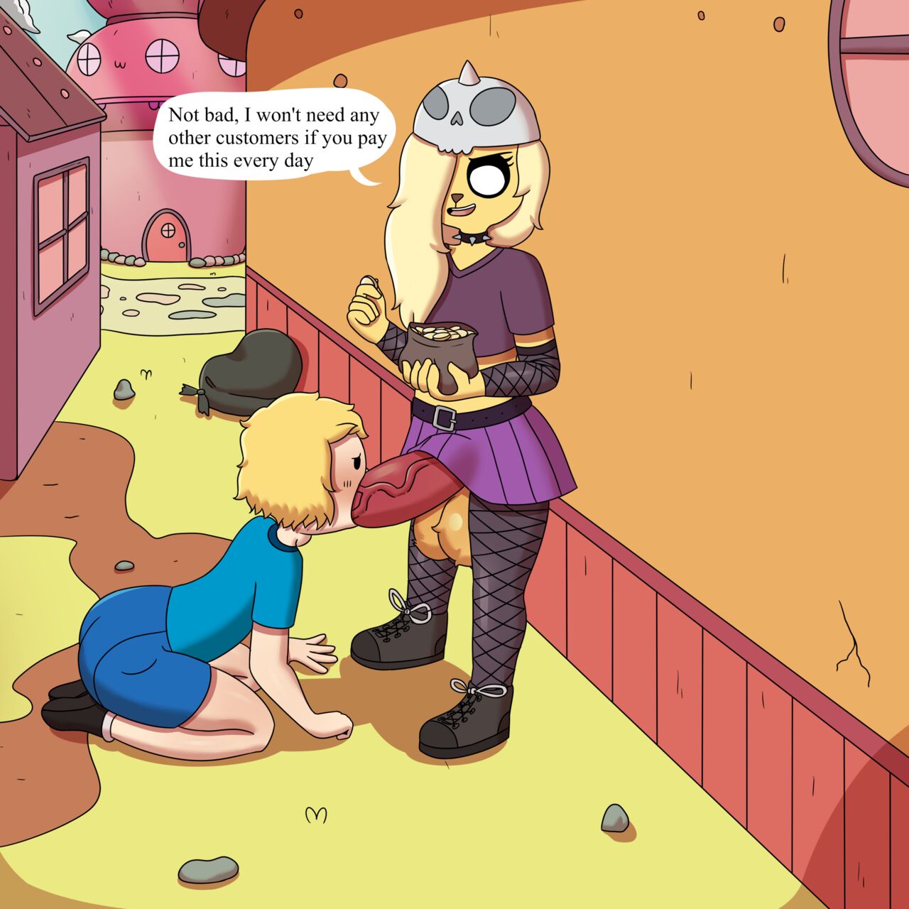 Finn trying to be a good uncle page 3 full