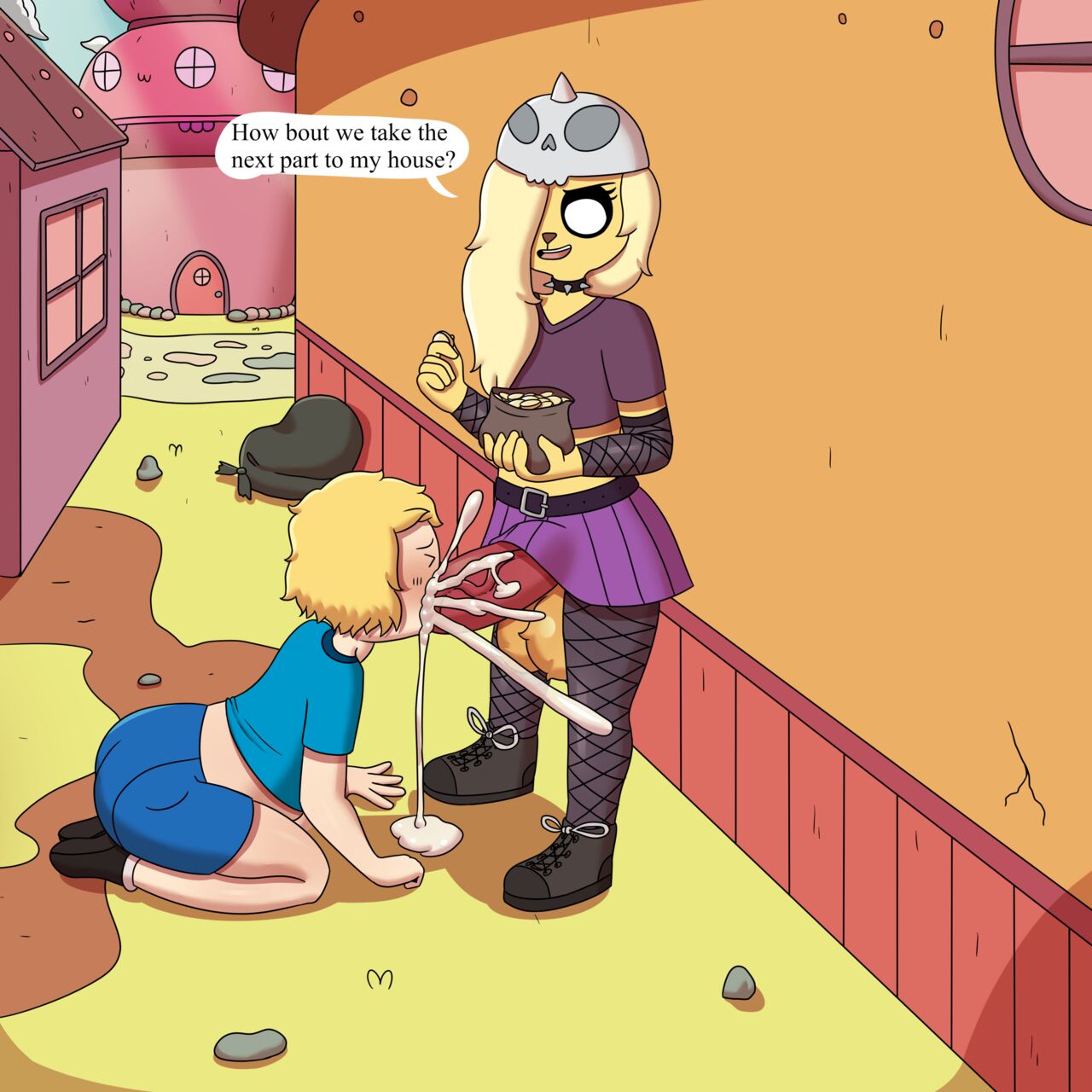 Finn trying to be a good uncle page 4 full