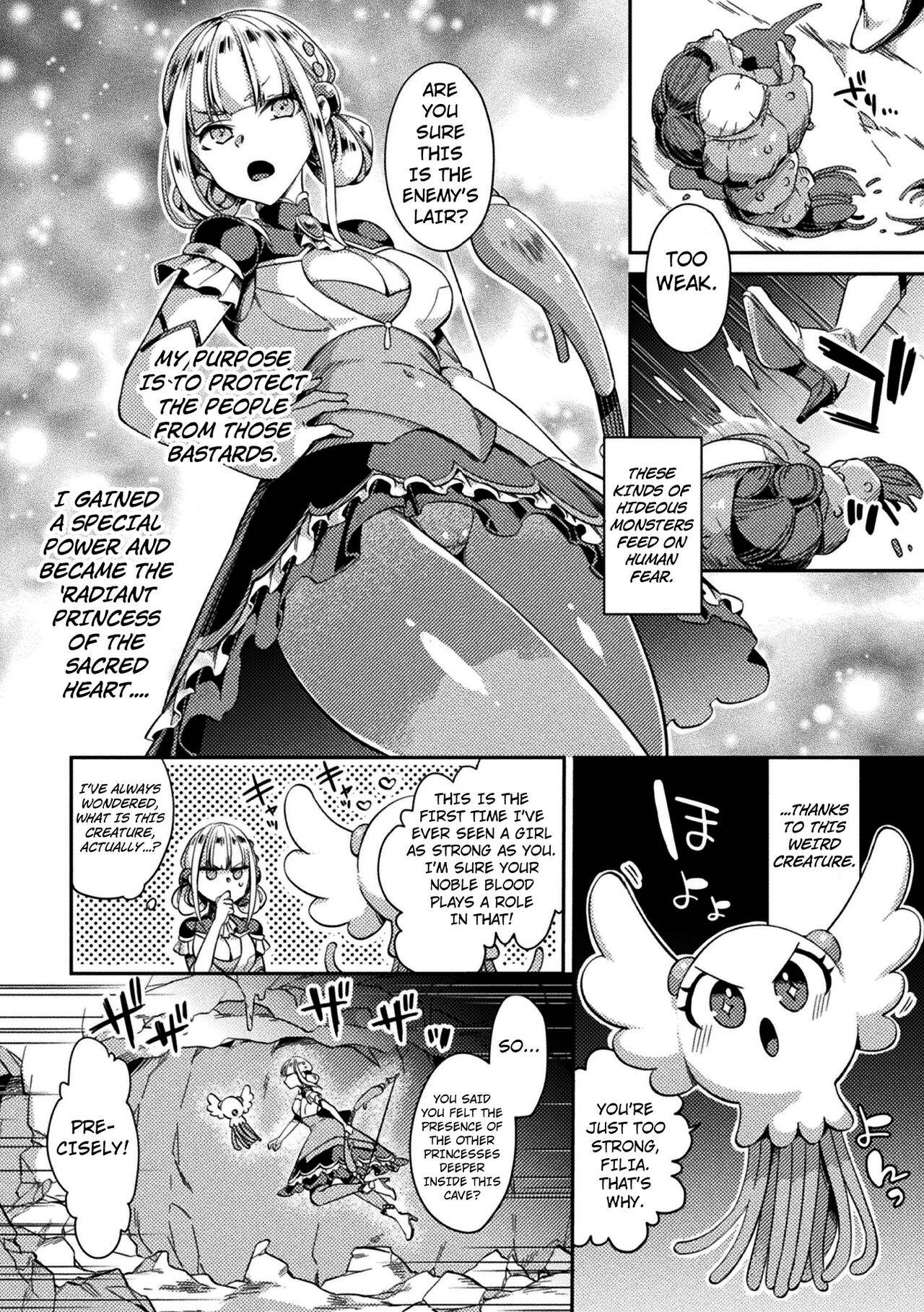 Seishin Kouki Philia ~Kakushita Slime ni Haiboku Acme~ | The Radiant Princess of the Sacred Heart Filia page 2 full