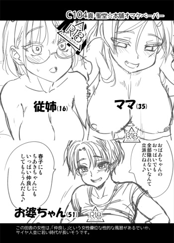 C104 Shin Hijiridou Honpo Omake Paper cover