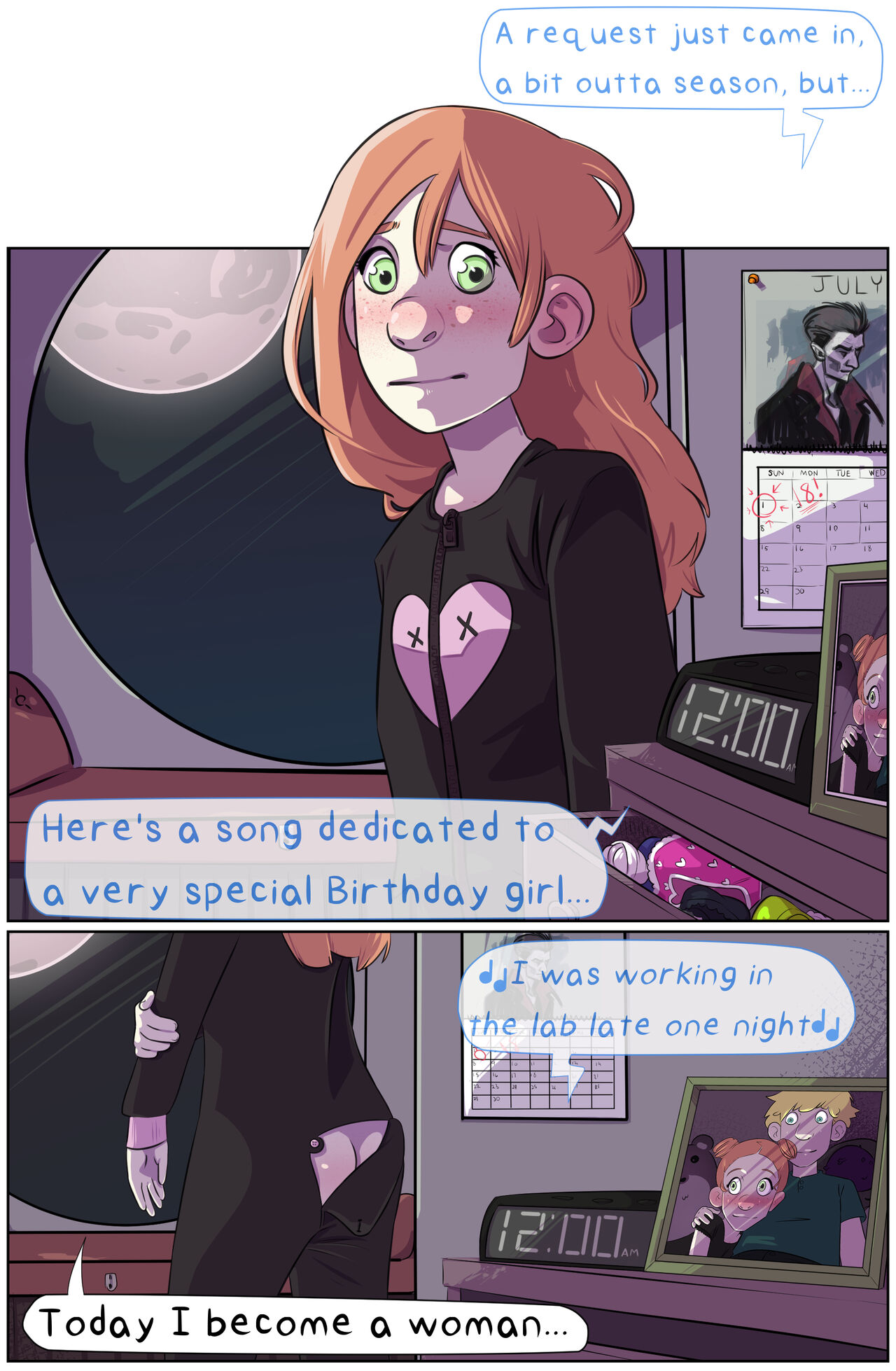 Zoe the Vampire page 1 full