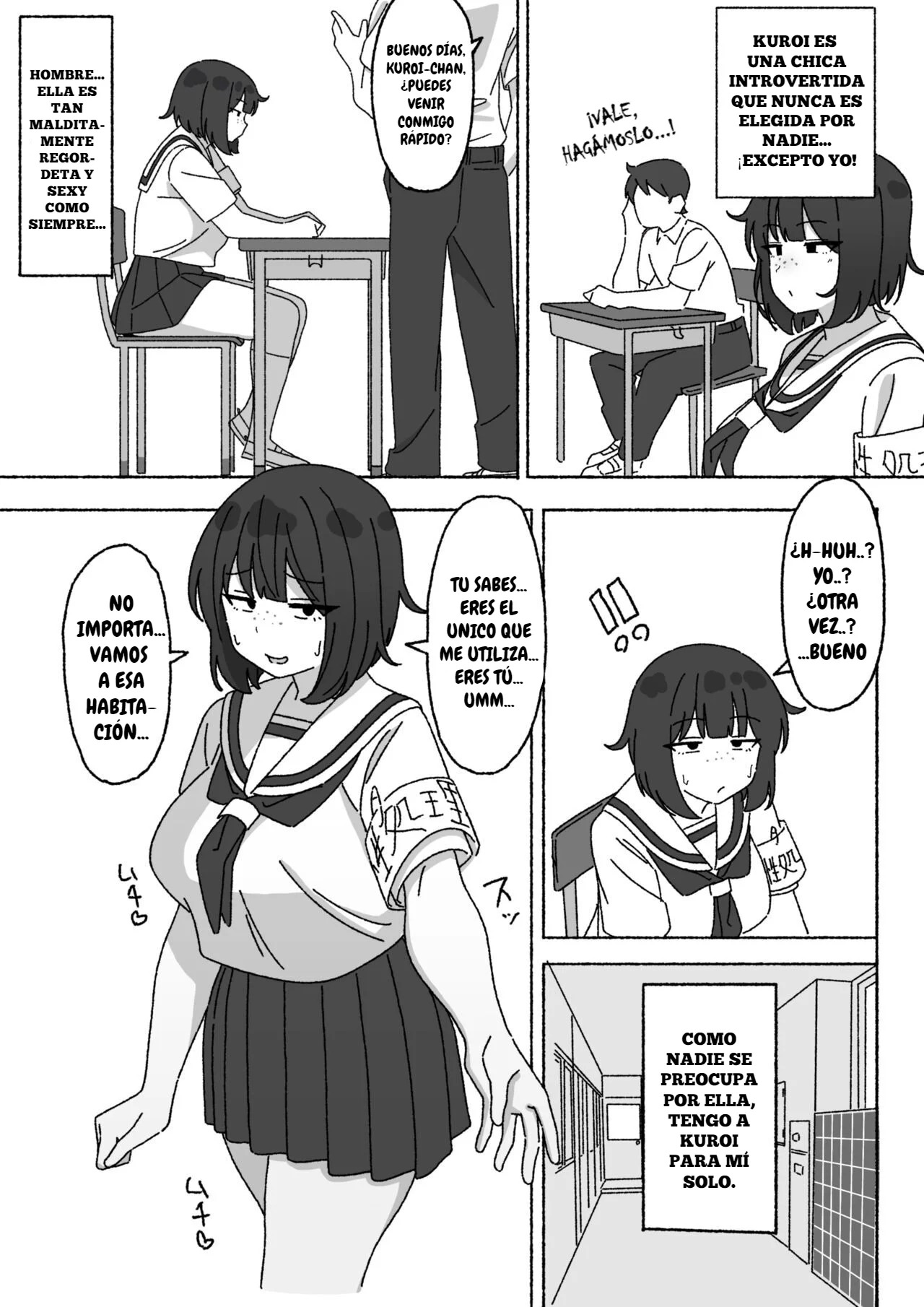 Funinki Seishori Touban Kuroi-chan Tsukatte Iru no wa Kurasu de Ore Dake page 5 full