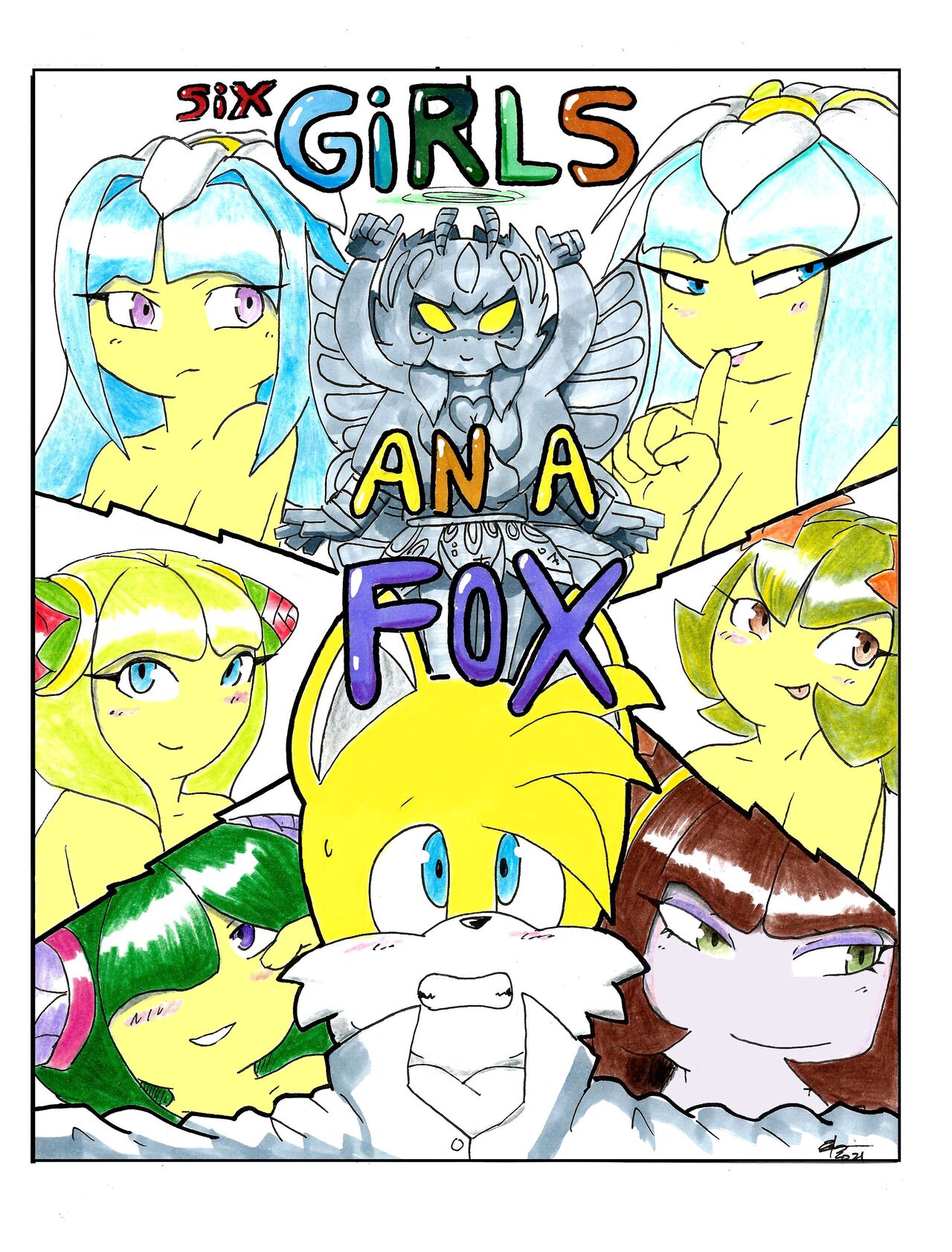 Six Girls and a Fox page 1 full