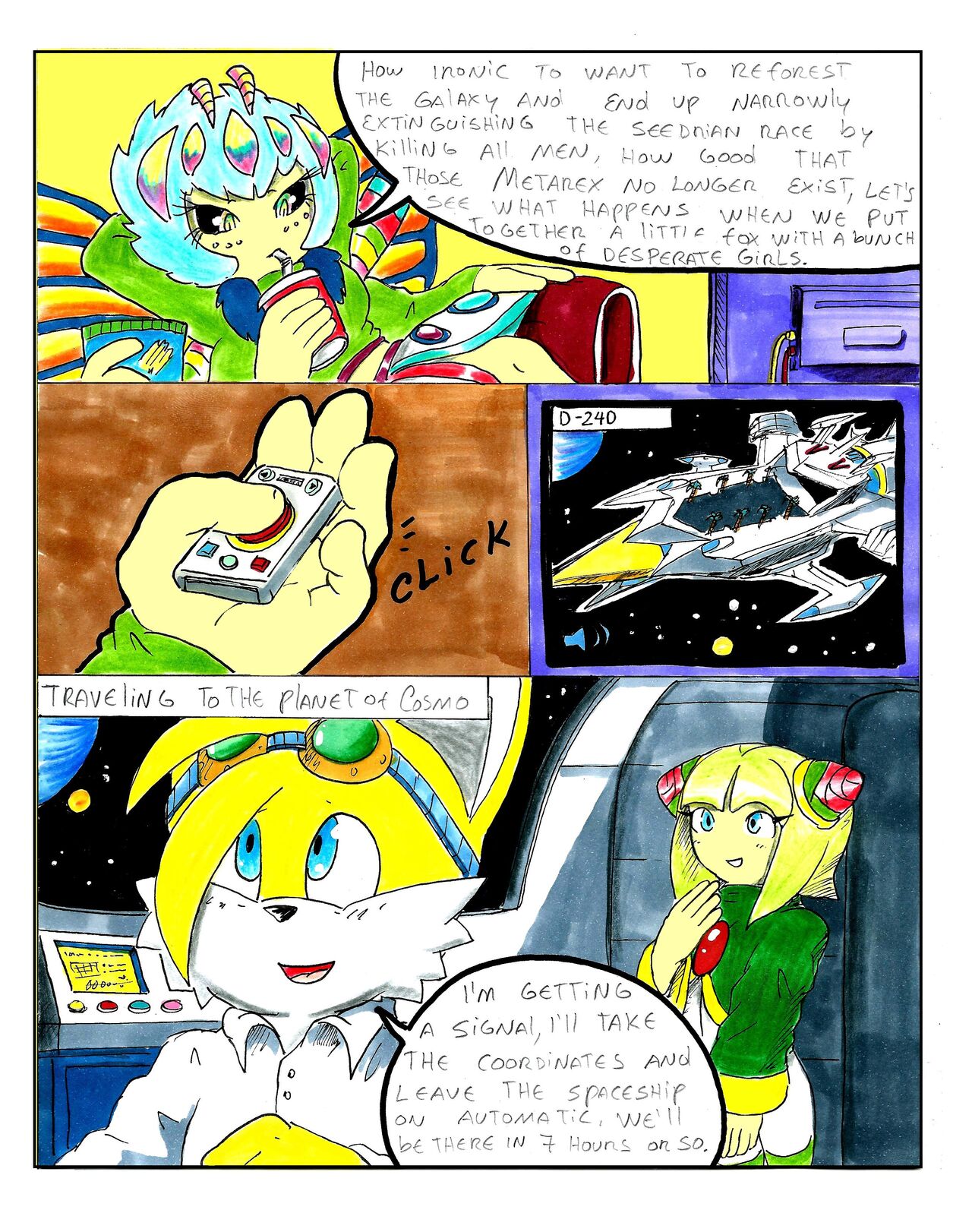 Six Girls and a Fox page 3 full