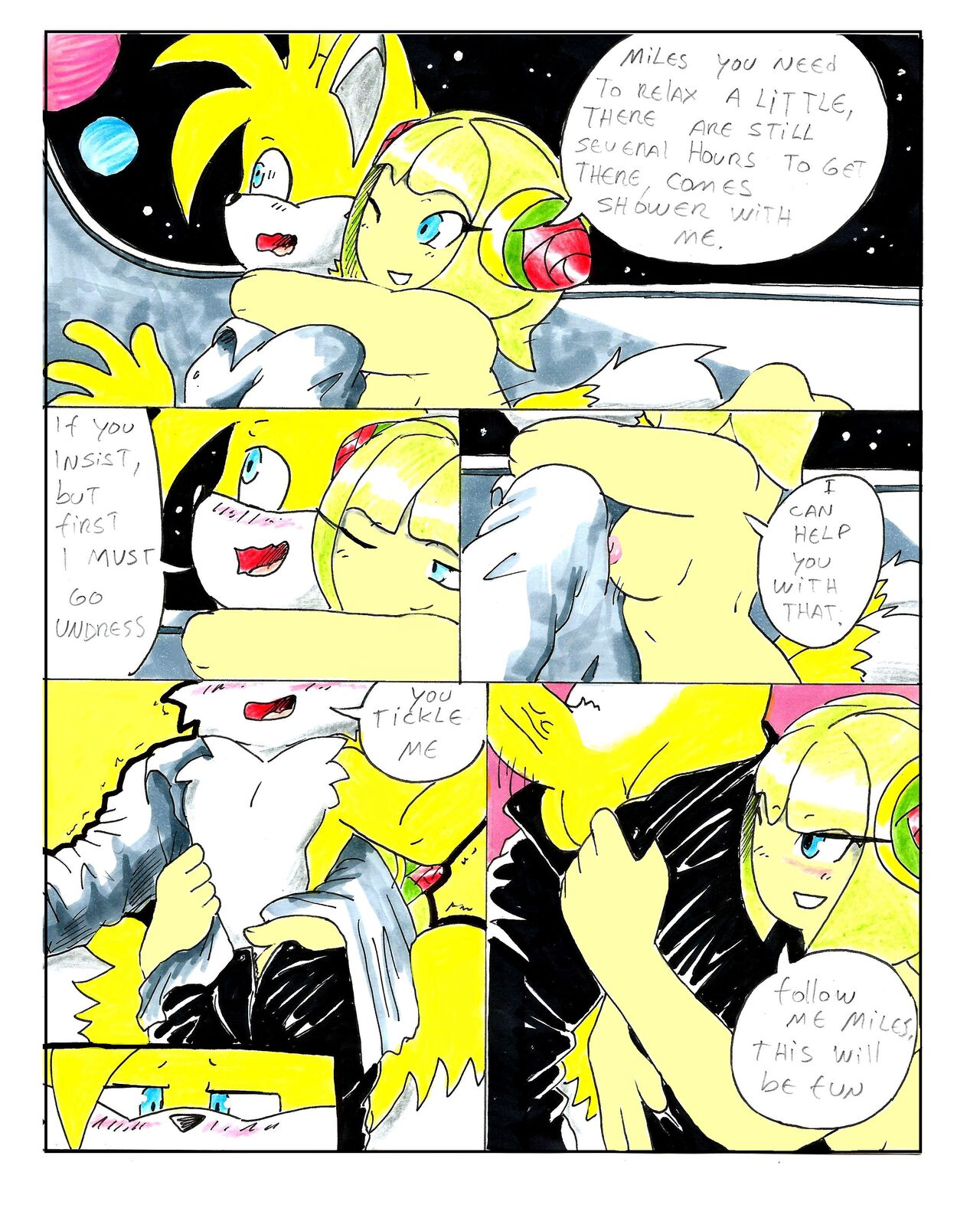 Six Girls and a Fox page 9 full