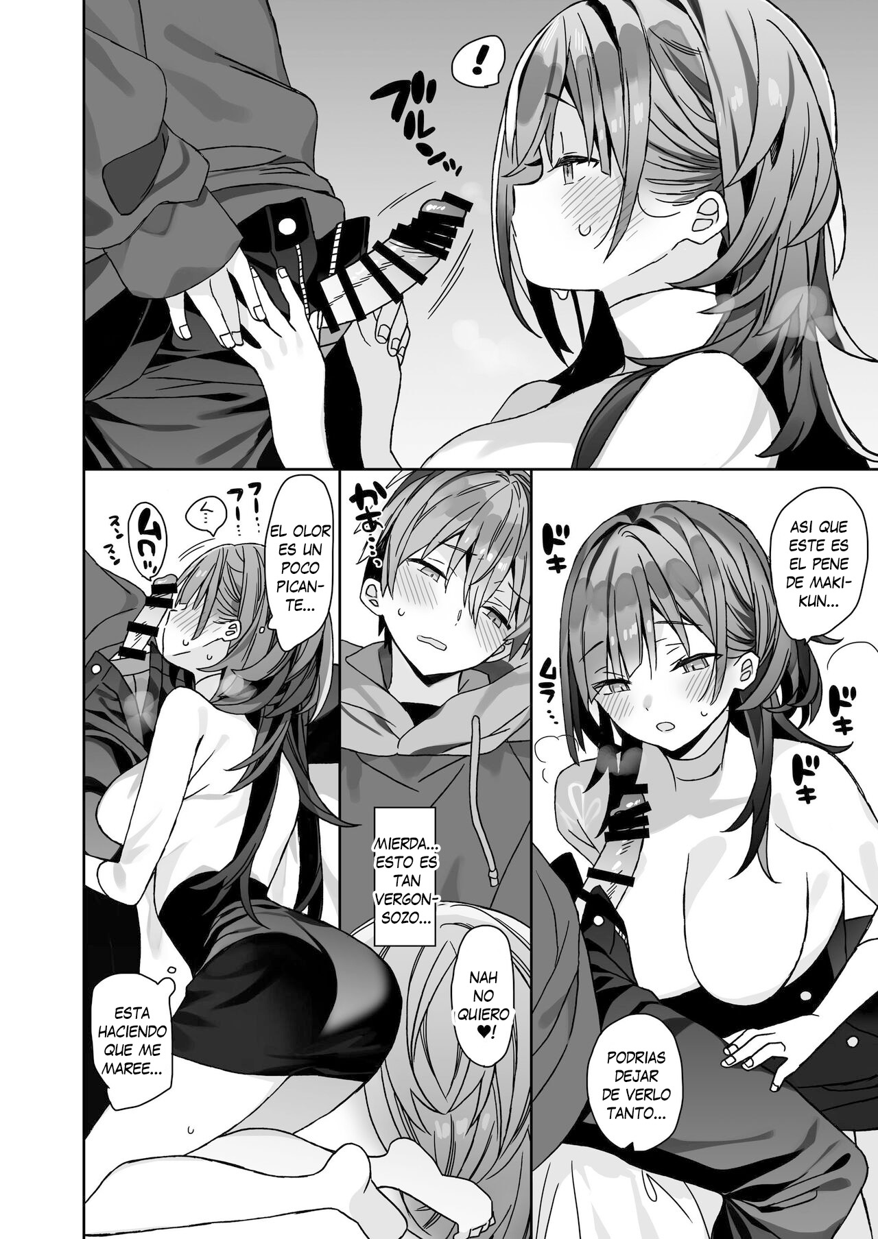Kogara na Otokonoko ga Dekai Onnanoko to H | Tipo Pequeno Tiene Sexo con Enorme Mujer page 9 full