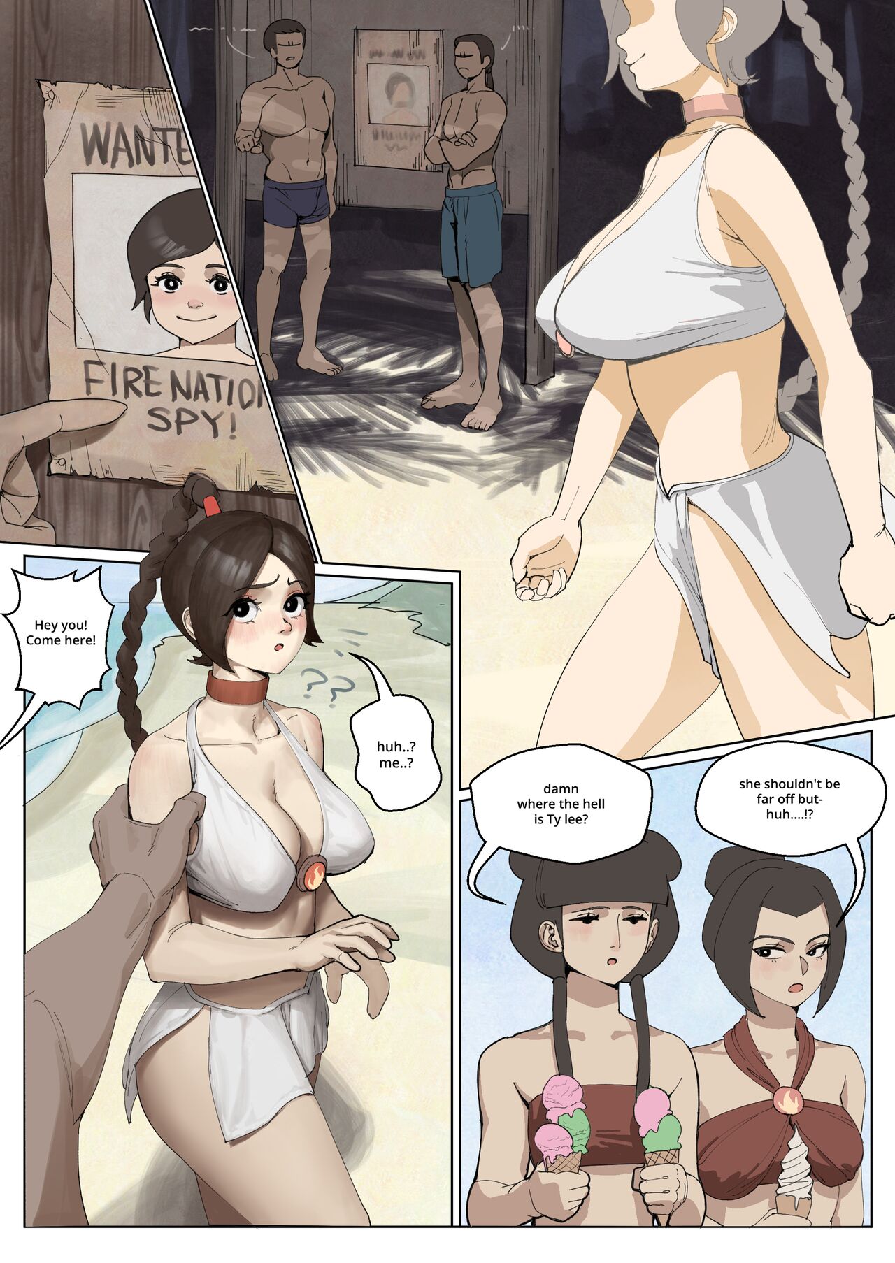 Ty Lee and the gang goes to the beach page 1 full