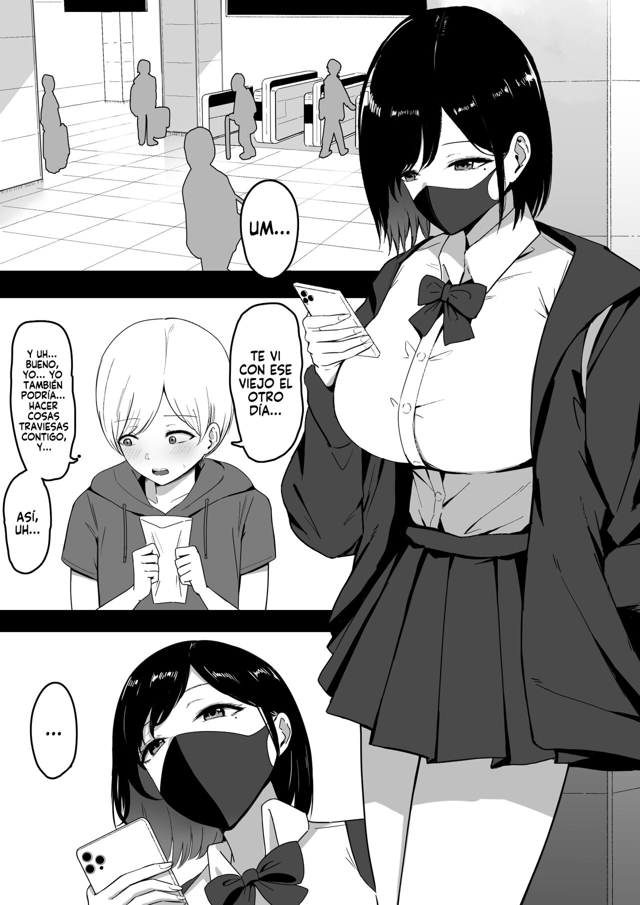 Dosukebe Enkou Gal no Naisho Ecchi | Una furtiva aventura sexual con una zorra gyaru page 3 full