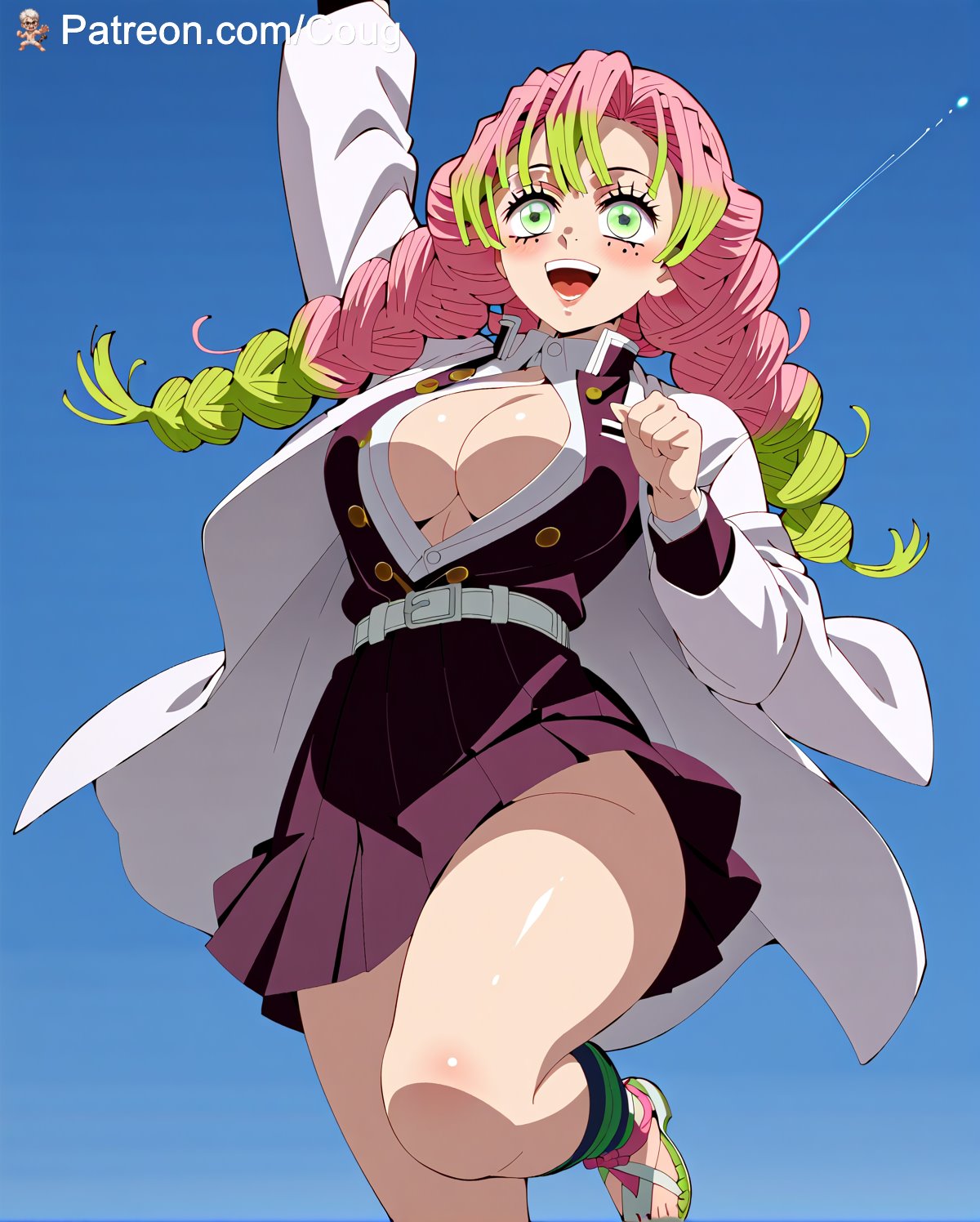 Mitsuri Kanroji hentai | Demon Slayer fan art page 1 full