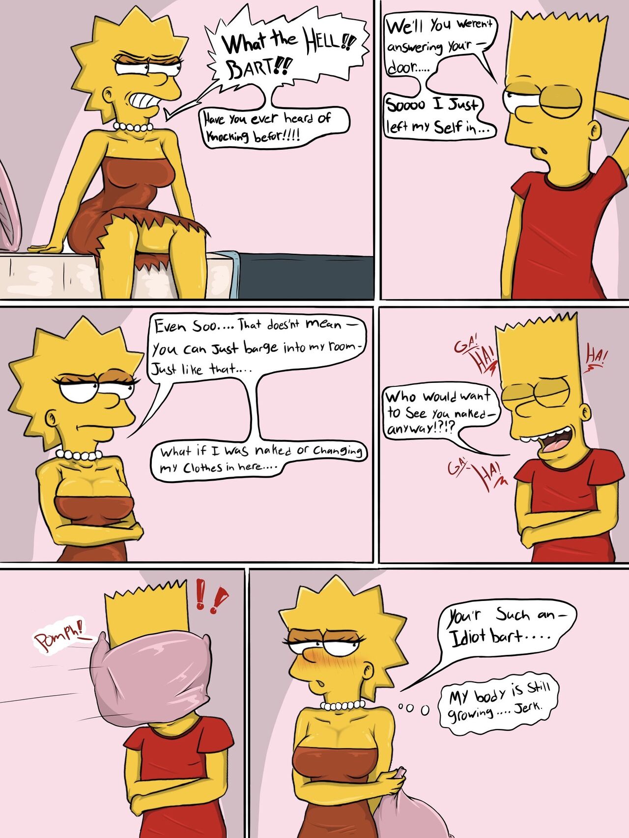 LisaMania 2024  Simpson sex comic page 2 full