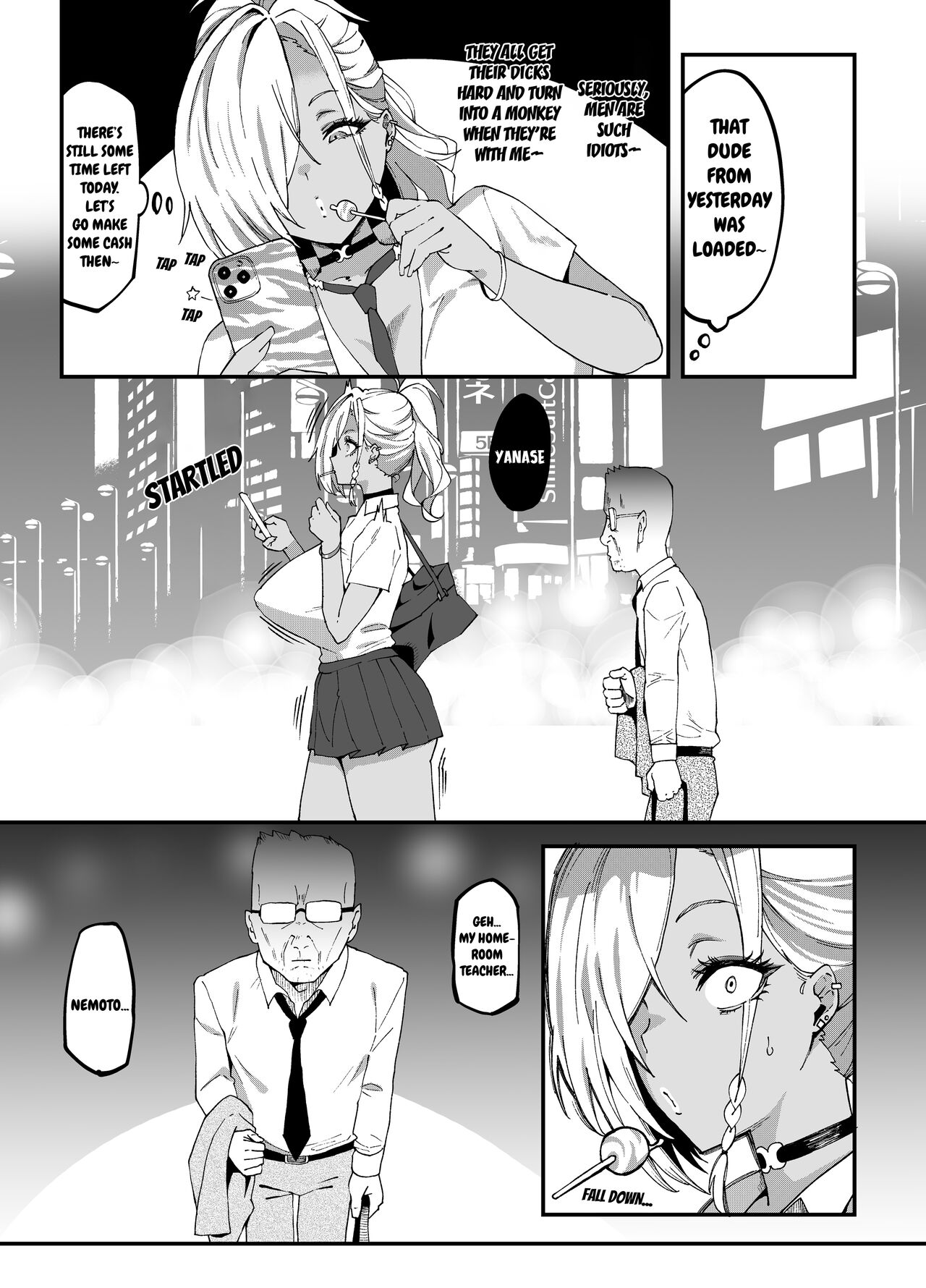 Making the Tall Plump Tough Bitch Gal understand her Place page 8 full
