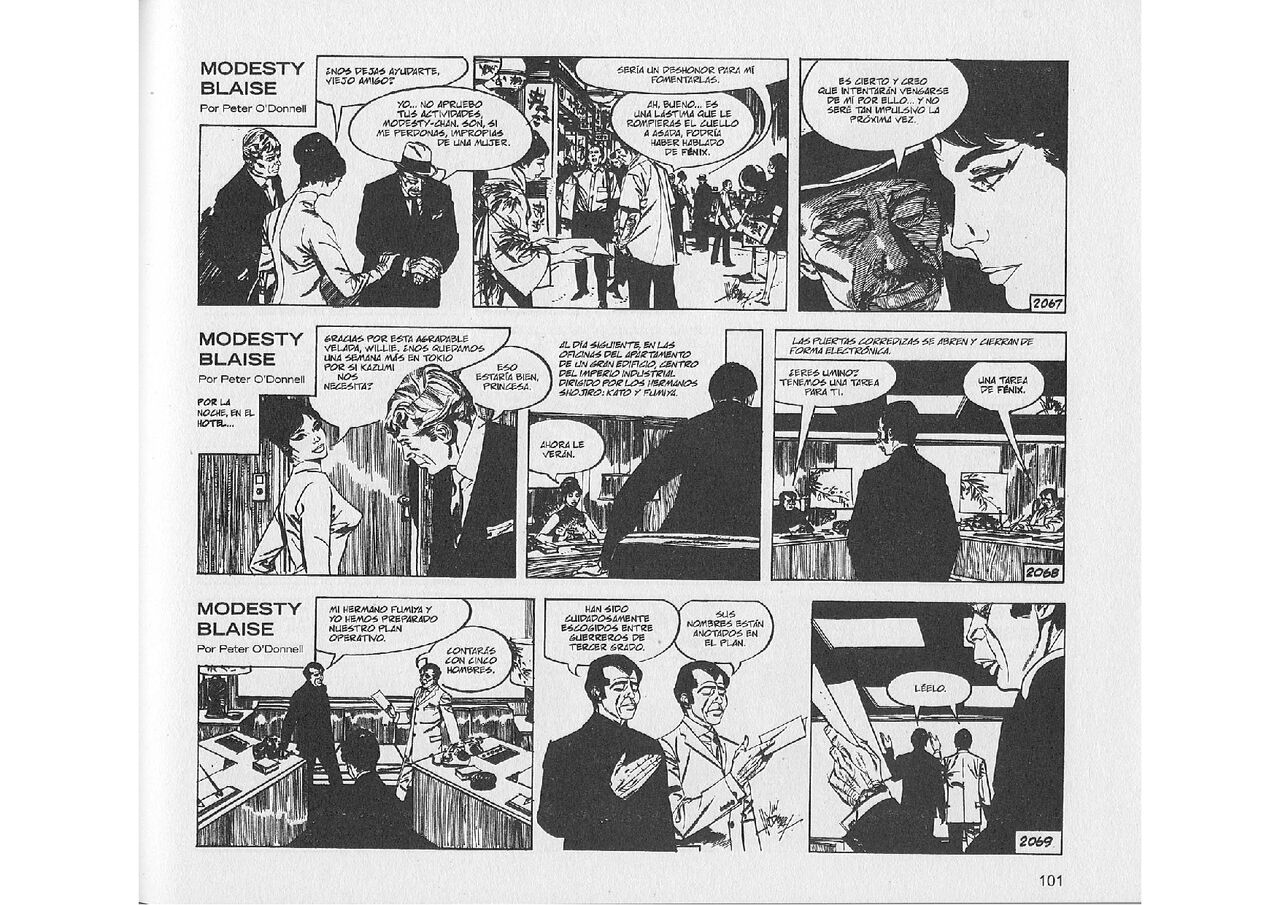 Modesty Blaise: Los Señores de la Guerra de Fénix page 10 full
