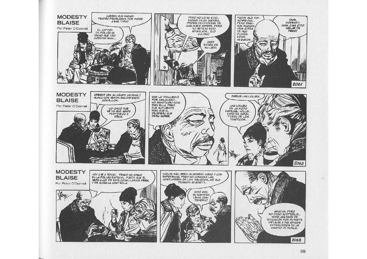 Modesty Blaise: Los Señores de la Guerra de Fénix page 8 full
