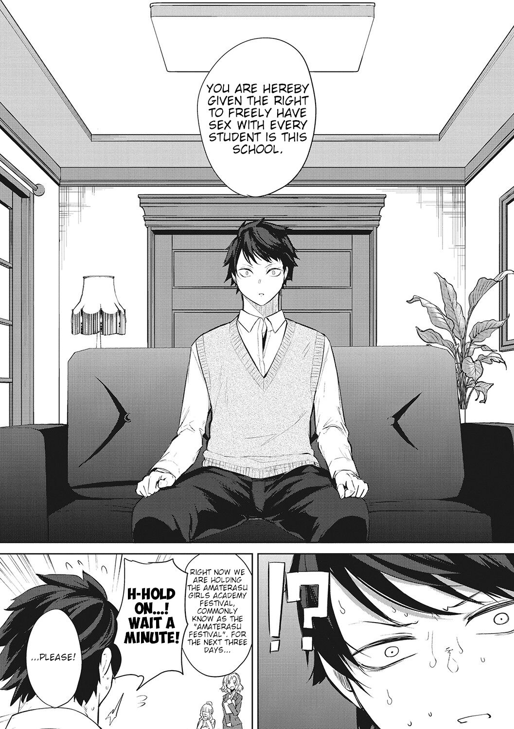 Amaterasu Jogakuin Bunkasai Ch. 1 | Amaterasu Girls' Academy Culture Festival Chapter 1 page 2 full