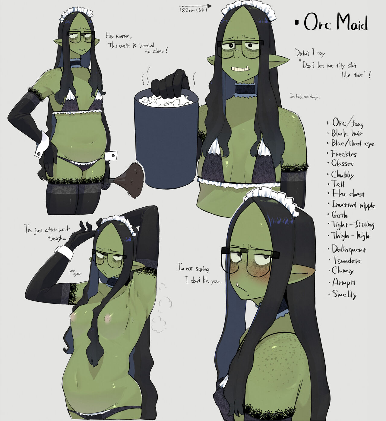 Orc Maid page 1 full