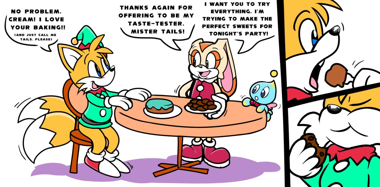 Taste Tester Tails + Christmas Party Aftermath page 1 full
