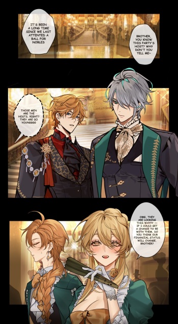 Genshin Royal AU cover