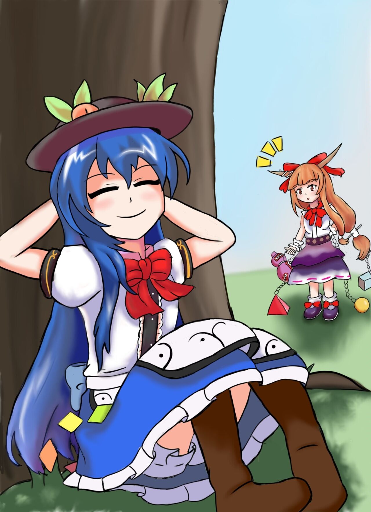 Tenshi x Suika page 1 full