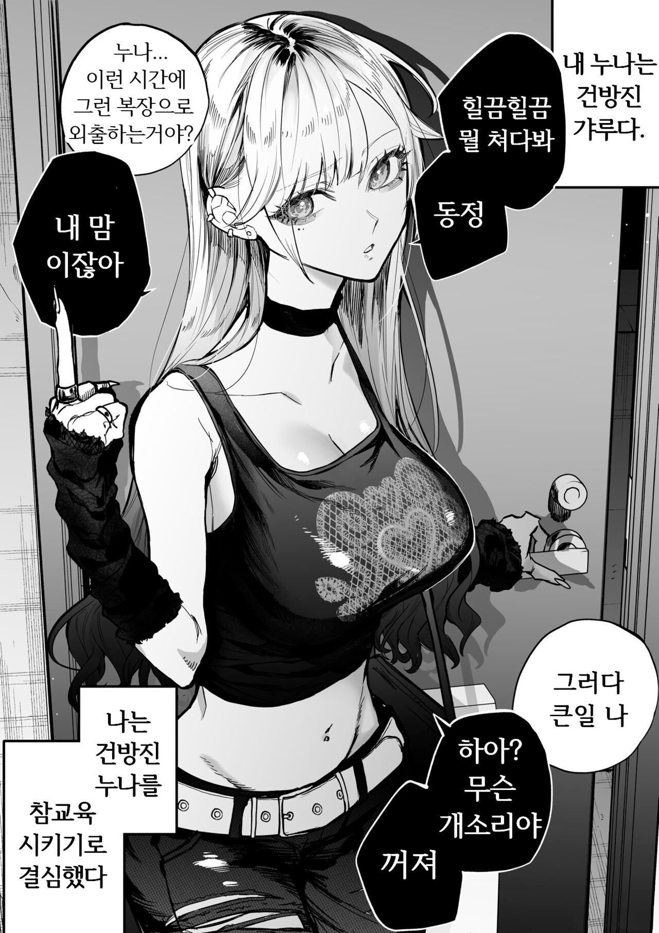 Namaiki na Gal Ane o Ore no Houhou de Wakaraseru Koto ni Shita Hi 1-5 page 1 full