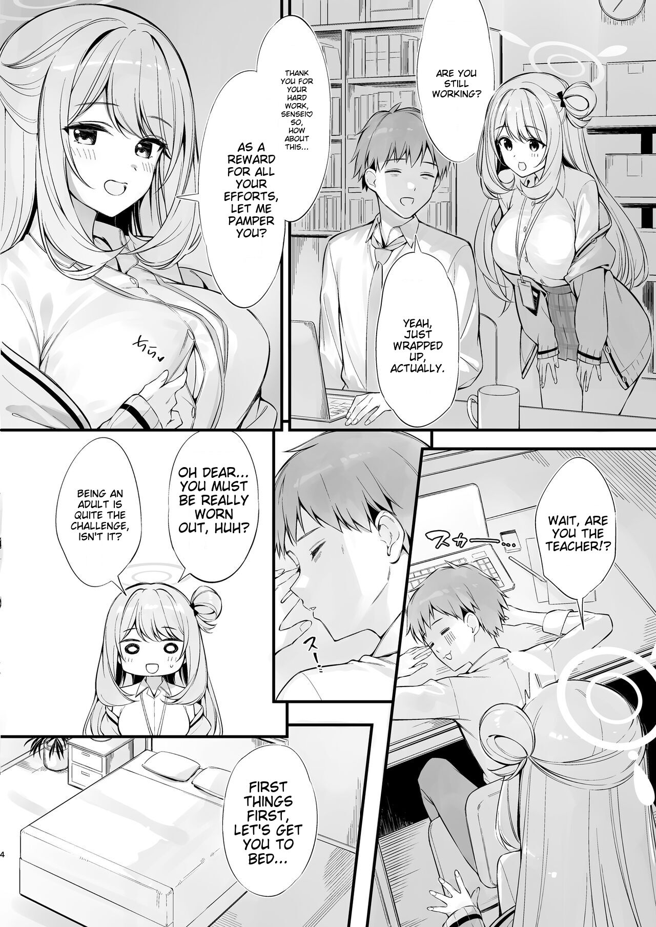 Sensei, Nechattan desu ka? Osocchattemo Ii desu ka? page 3 full