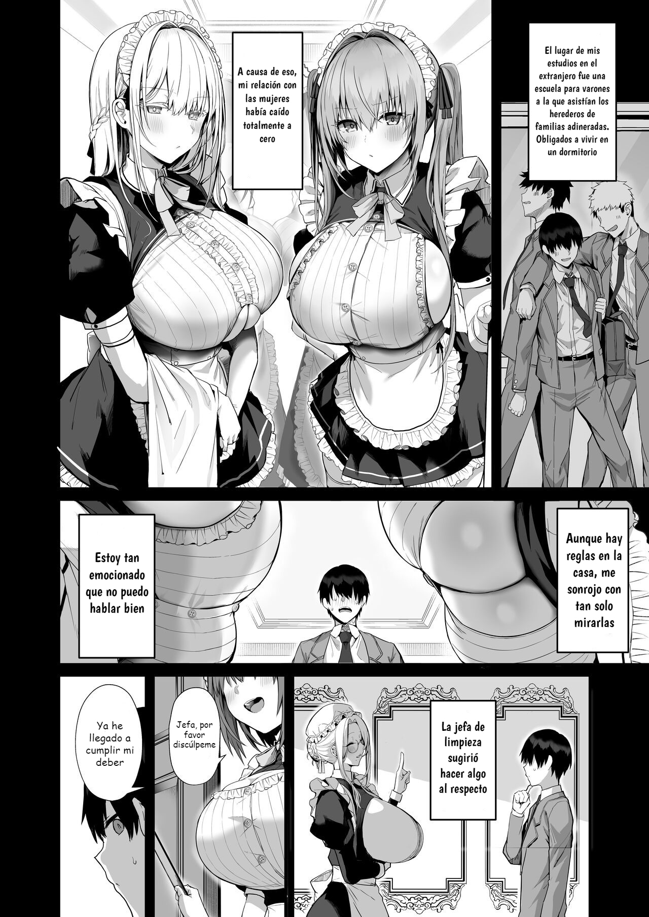 Love Maid | Sirvienta del amor -Yasashikute Amaama na Kyonyuu Ero Maid San to SEX Shimakuru Ohanashi- page 7 full