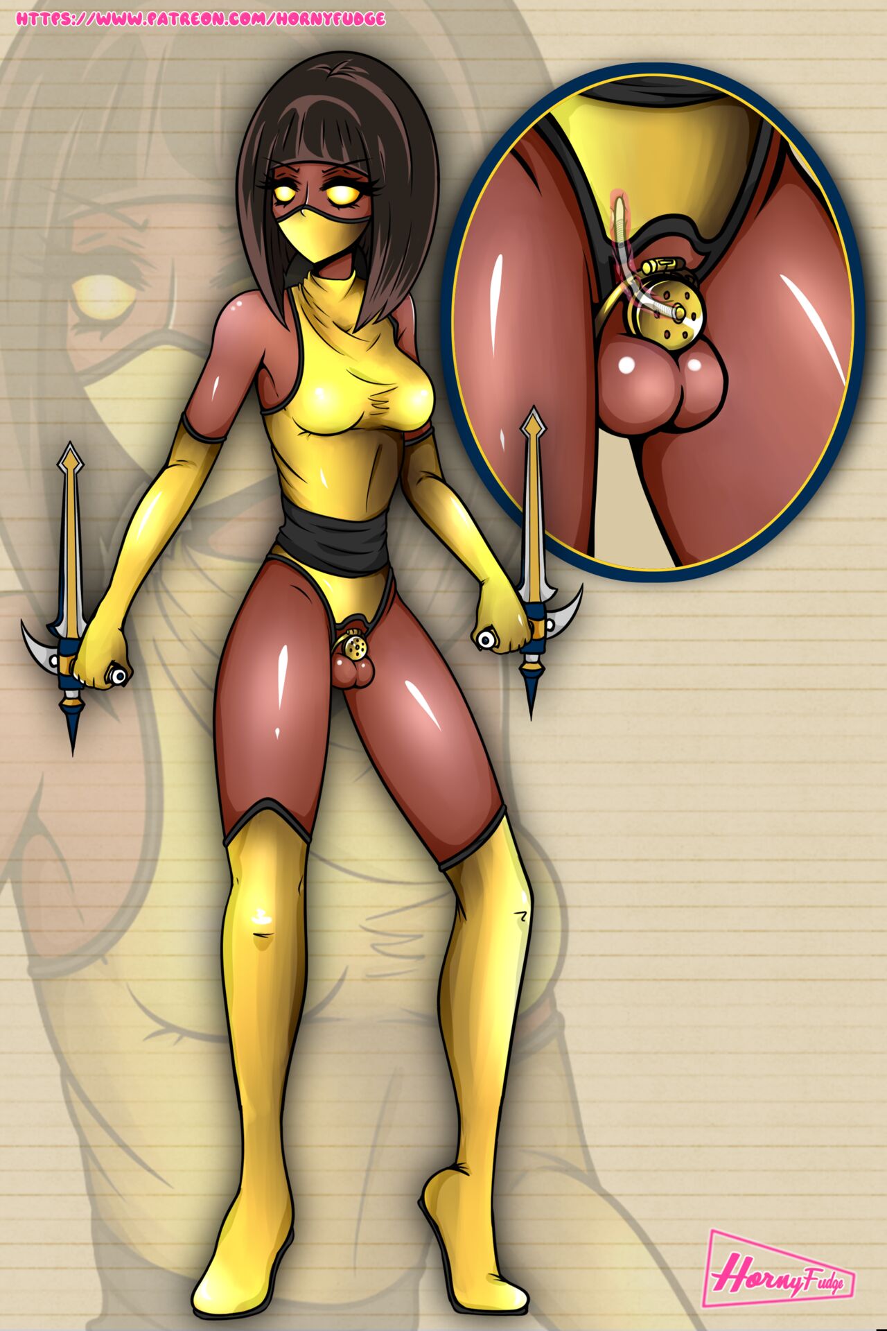 Mortal Kombat gals + chastity + x-ray page 1 full