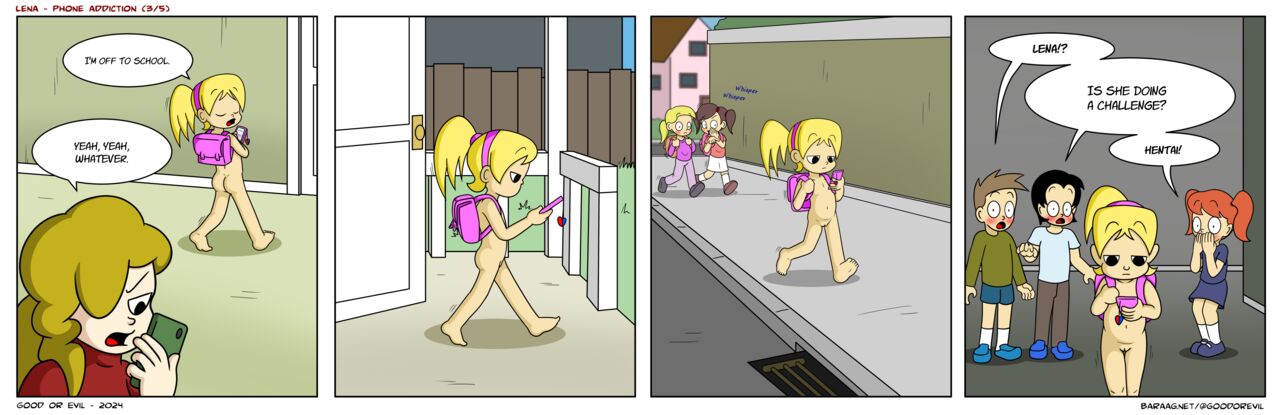 Lena Phone Addiction page 3 full