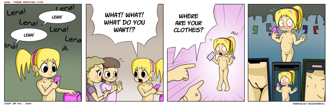 Lena Phone Addiction page 4 full
