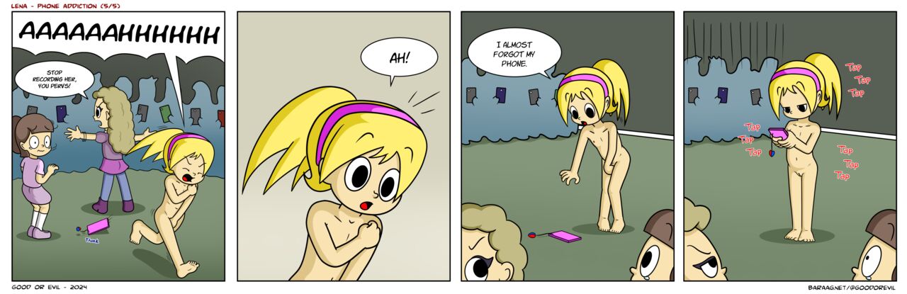 Lena Phone Addiction page 5 full