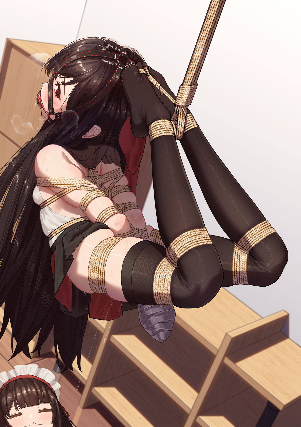 Ojou-sama no  Jibaku  Jiko | Young Lady's Selfbondage Misadventure page 8 full