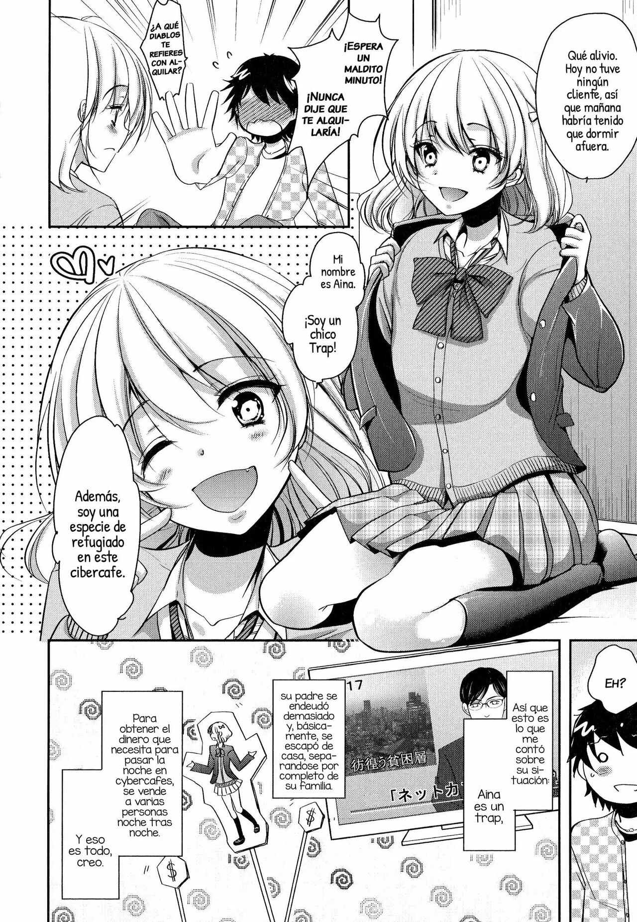 Net Cafe Nanmin Otokonoko no Kasegikata page 4 full